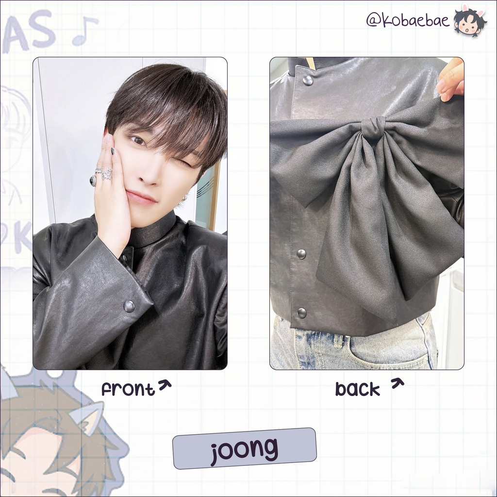 Atz - Teez Ray Handmade photocards kpop inspired - Double sideset