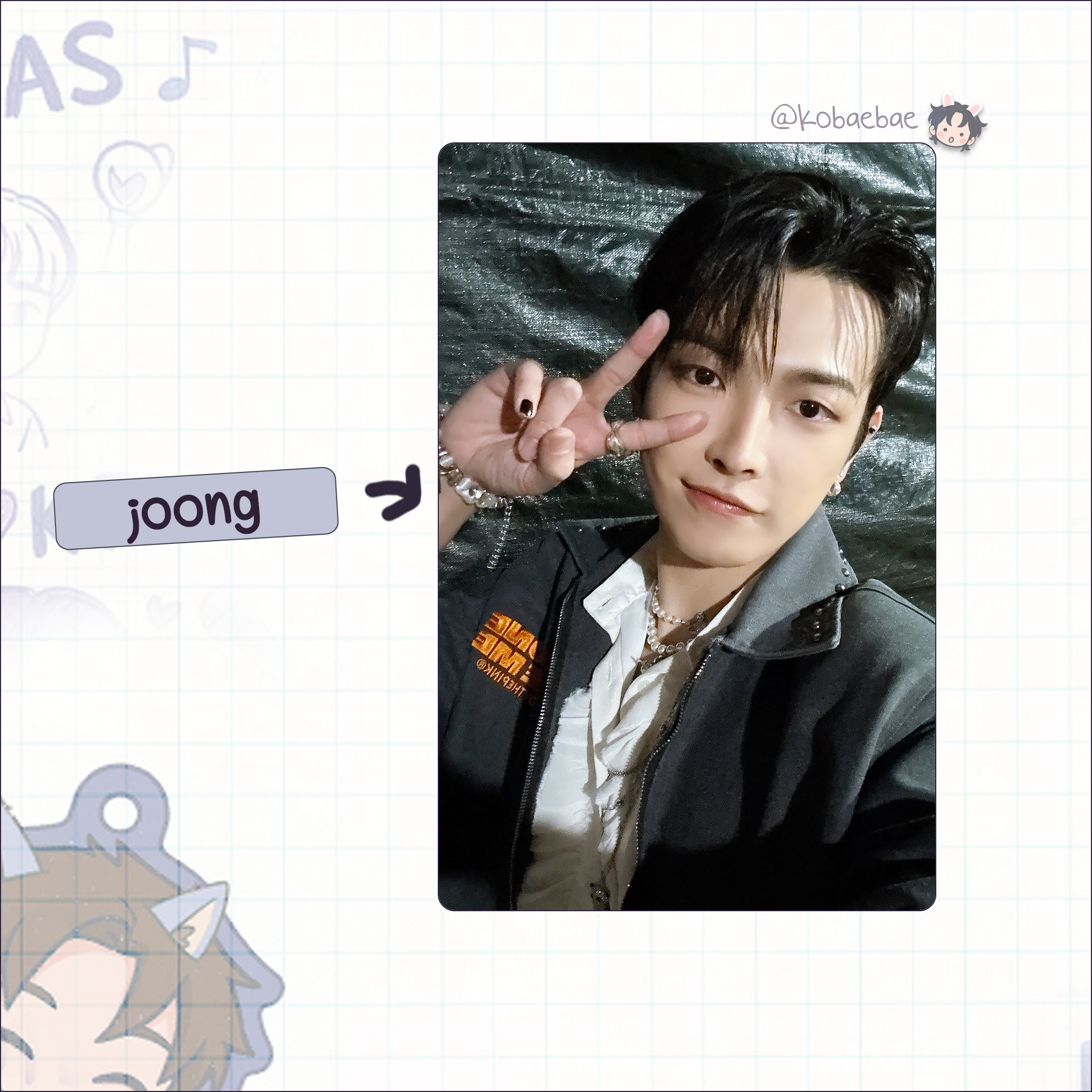 Atz - G. M. Festival Handmade photocards kpop inspired - Bias set