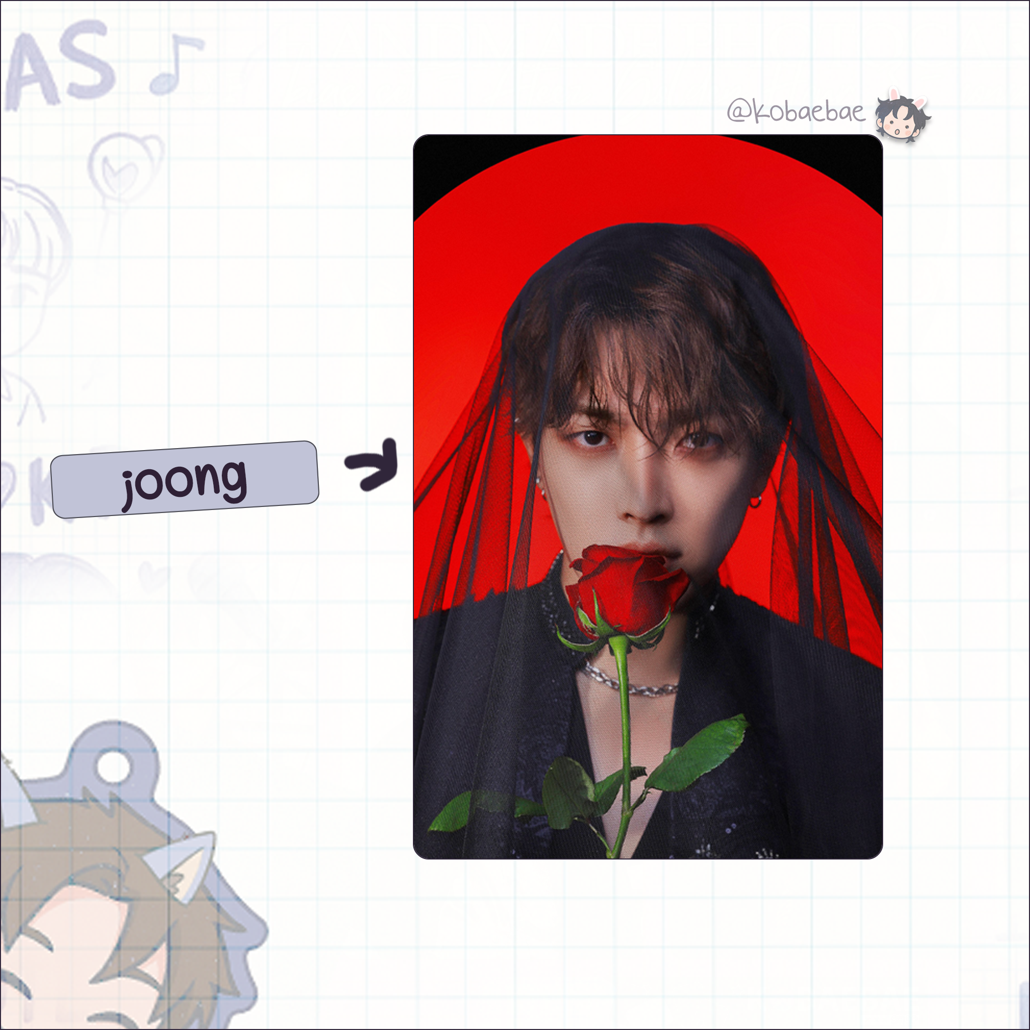 Atz - In your fantasy -  Handmade photocards kpop inspired - Bias set