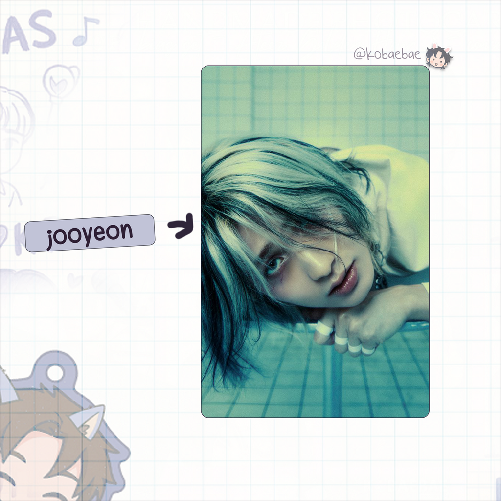 XHR - Fire My Sweet Mis. Handmade photocards kpop inspired - Bias set