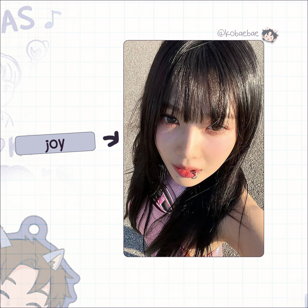 Red Velvet - Handmade photocards kpop inspired - Bias set ot5 pack