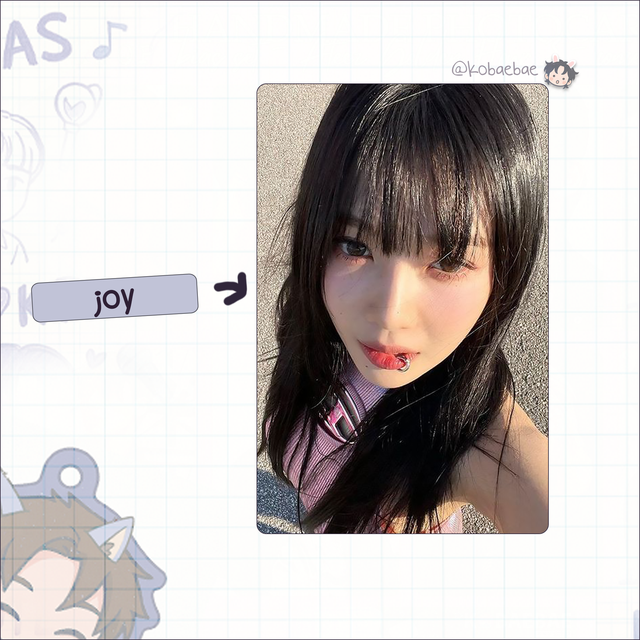 Red Velvet - Handmade photocards kpop inspired - Bias set ot5 pack