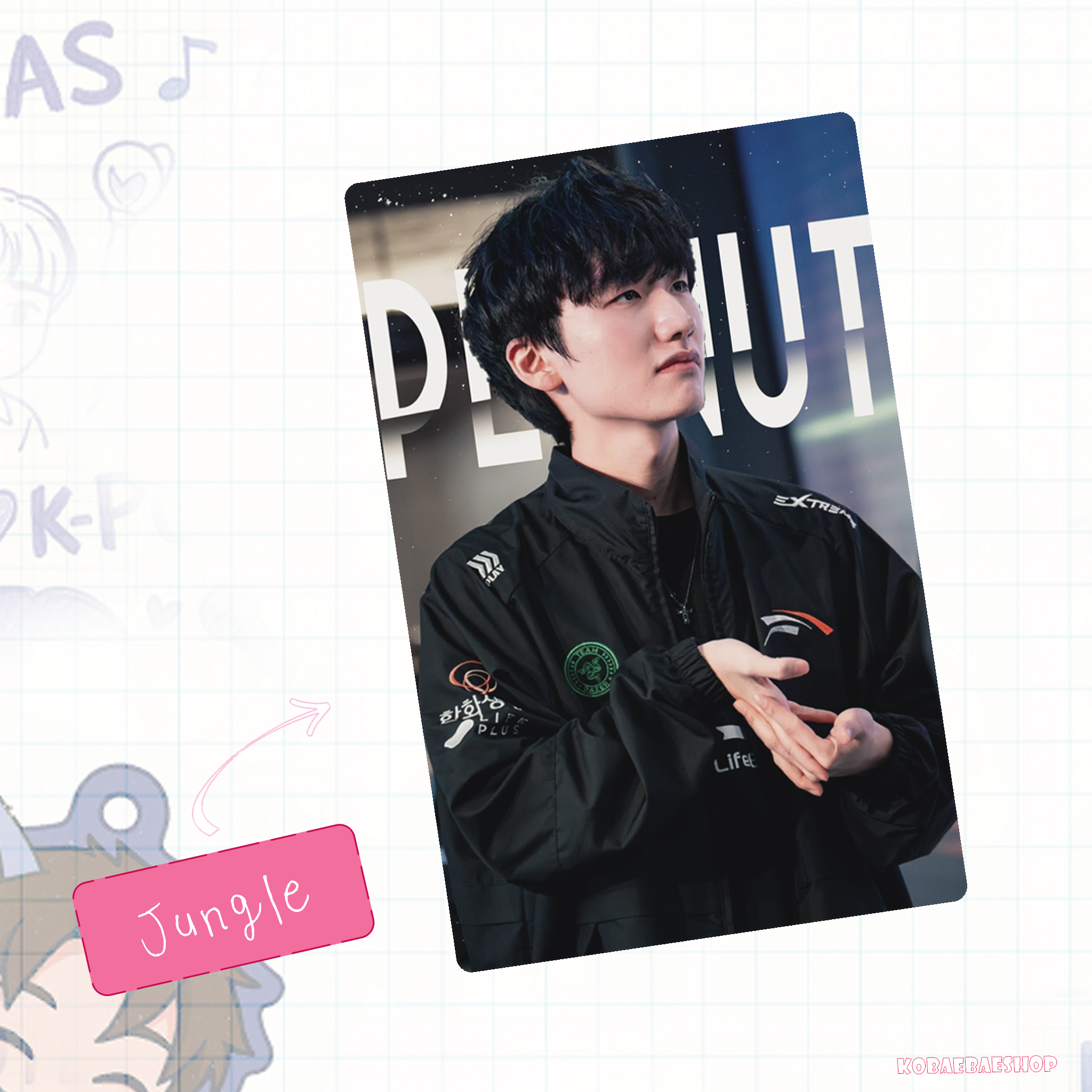 ProPlayer - Team Esports 24 handmade photocards kpop inspired - Set 1
