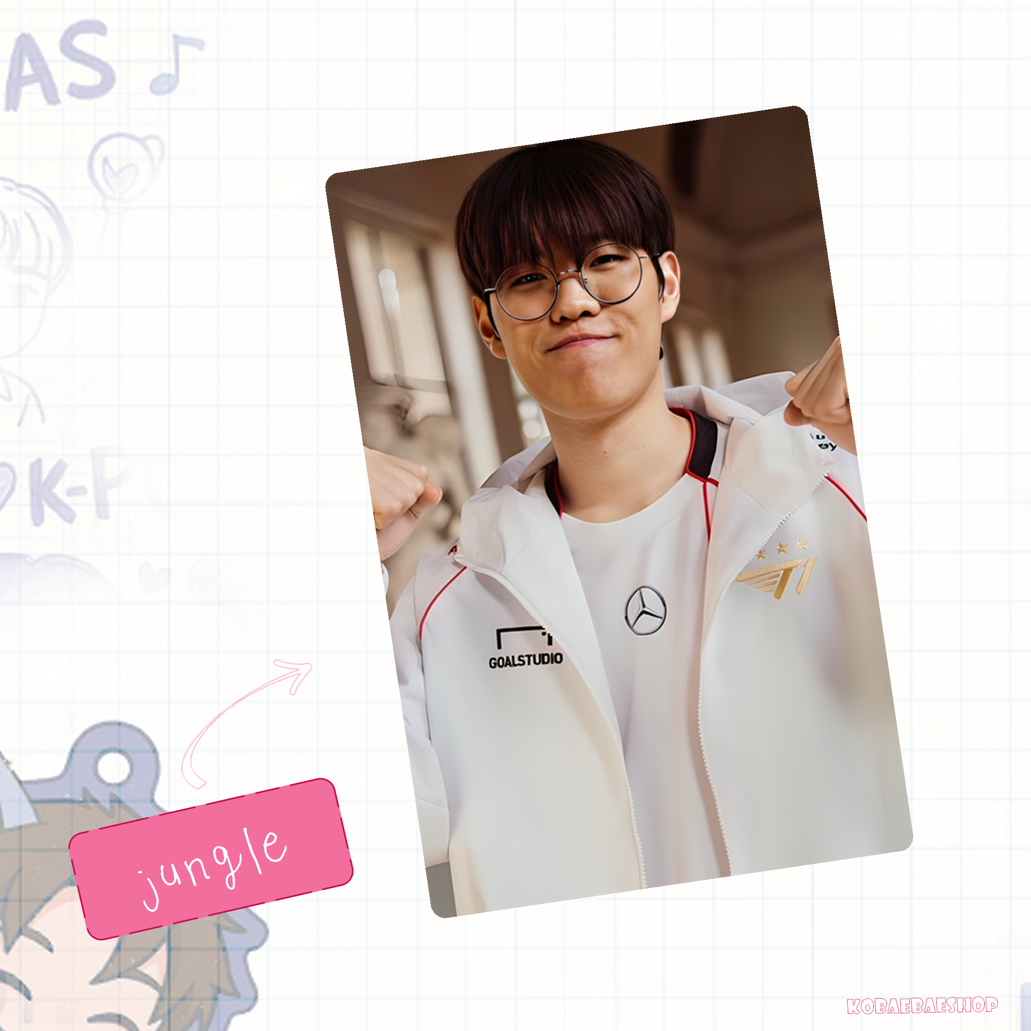 ProPlayer - Team Esports 25 handmade photocards kpop inspired - Set 3