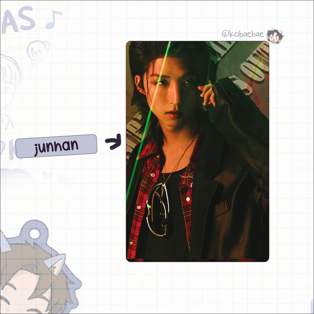 XHR - HB Handmade photocards kpop inspired - Bias set