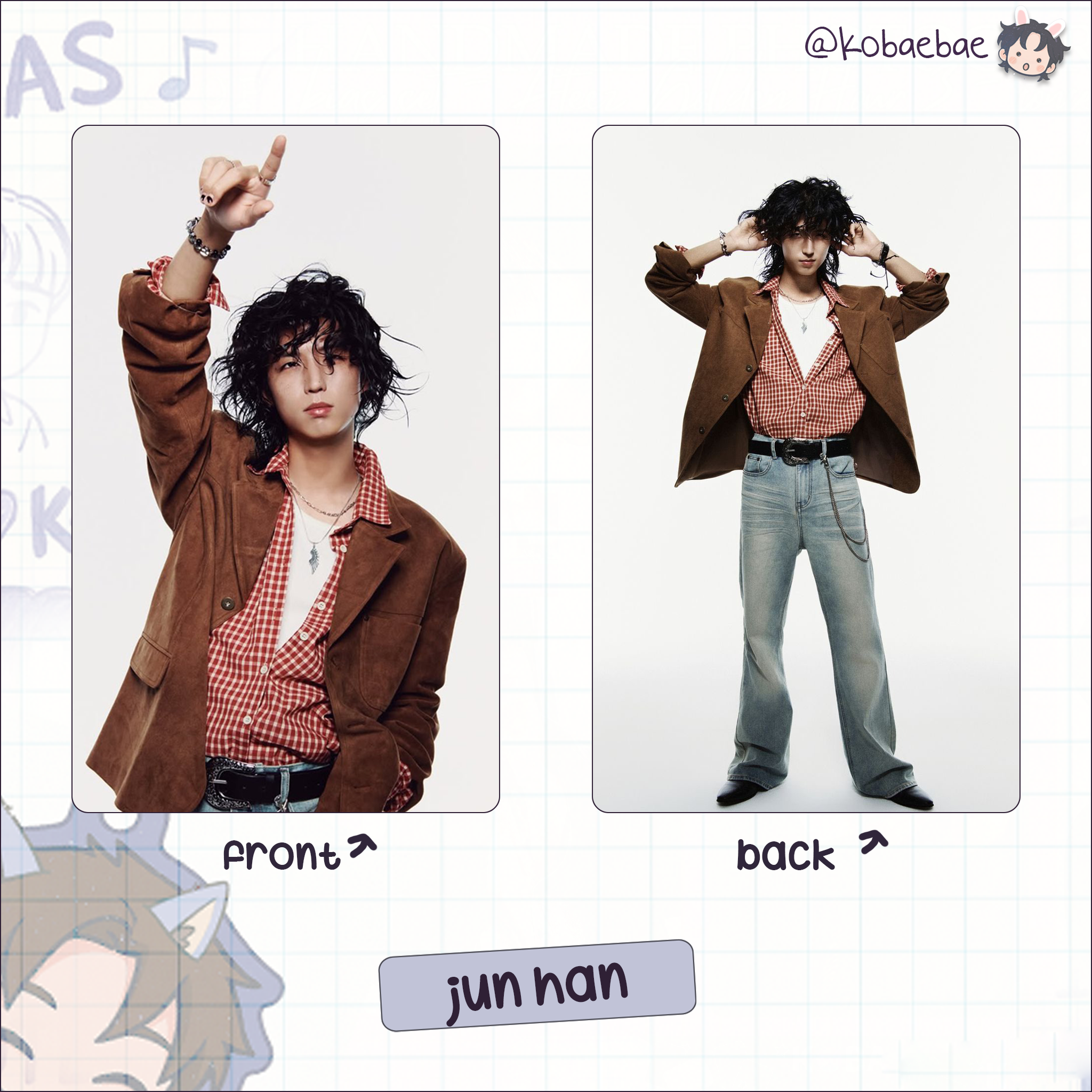 Xdinary Heroes - Esq. handmade photocards kpop inspired - double side set