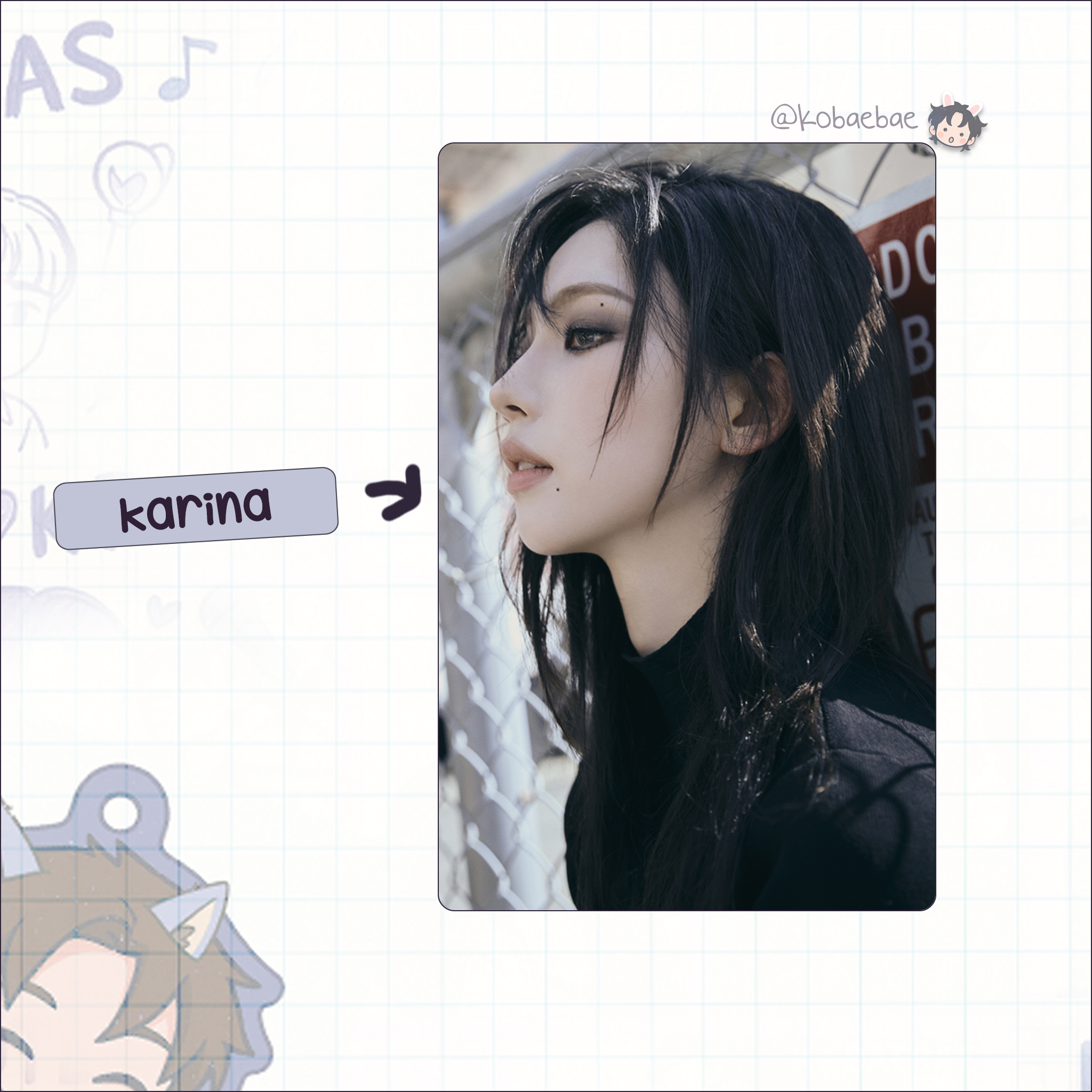 Aespa - Drama handmade photocards kpop inspired - set 2