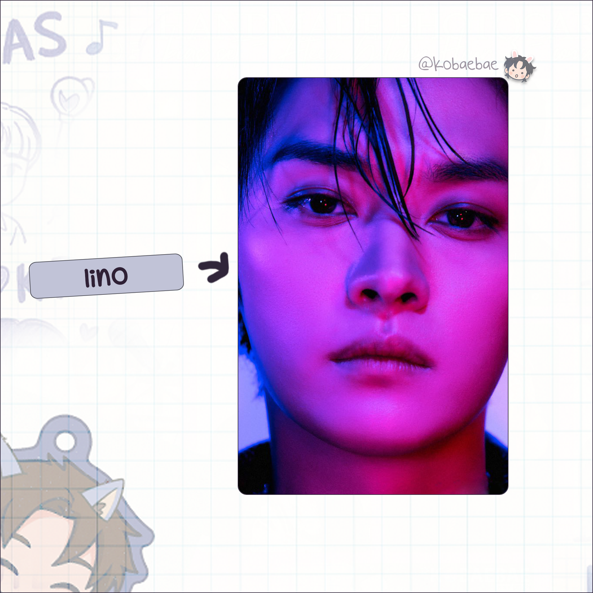 Skz - R.S. set  handmade photocards kpop inspired - Holo set