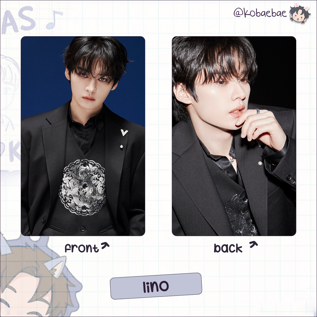 Skz - H.o.p Handmade photocards kpop inspired - Double side set 2