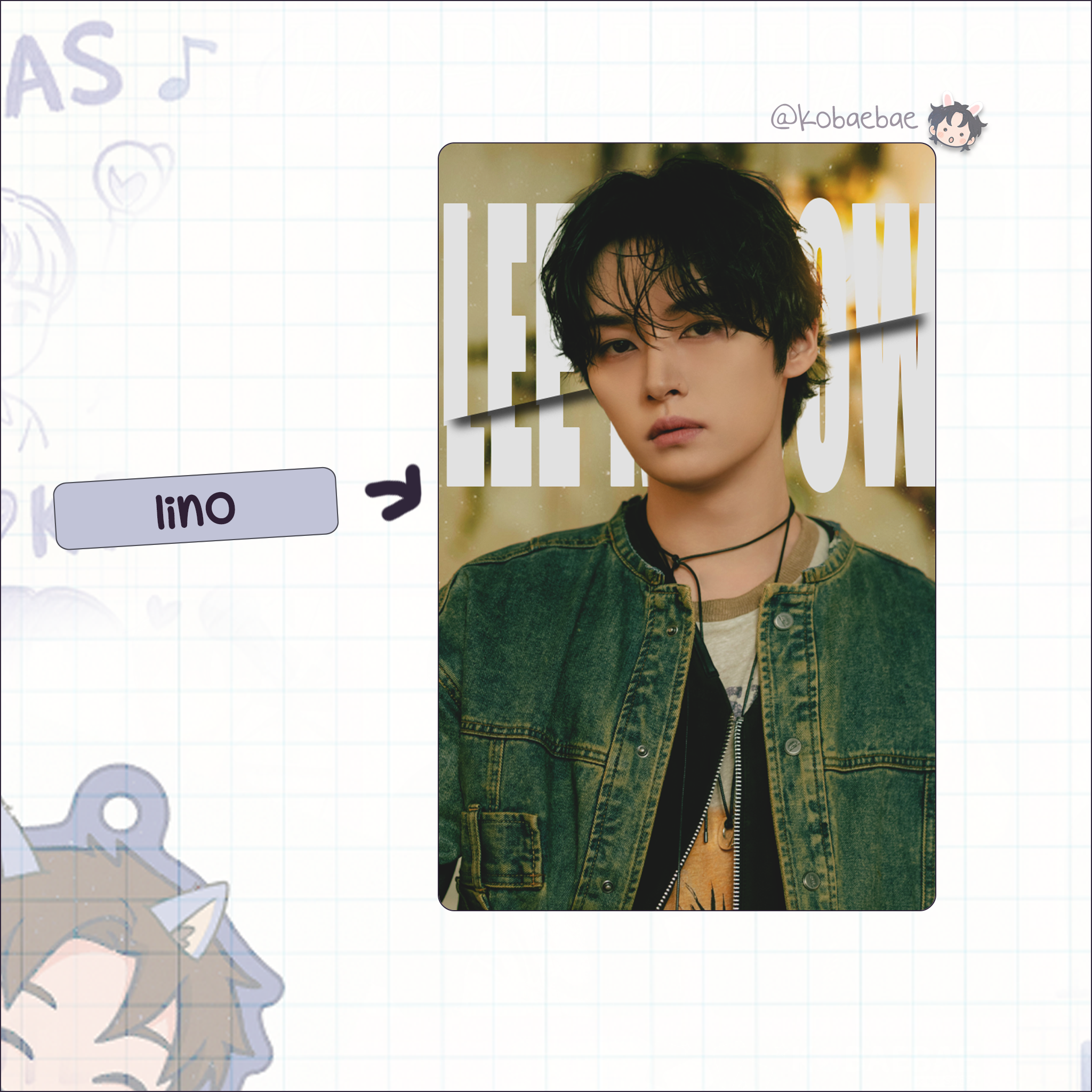 Skz - H.o.l.l.o.w. Handmade photocards kpop inspired - Bias set 1