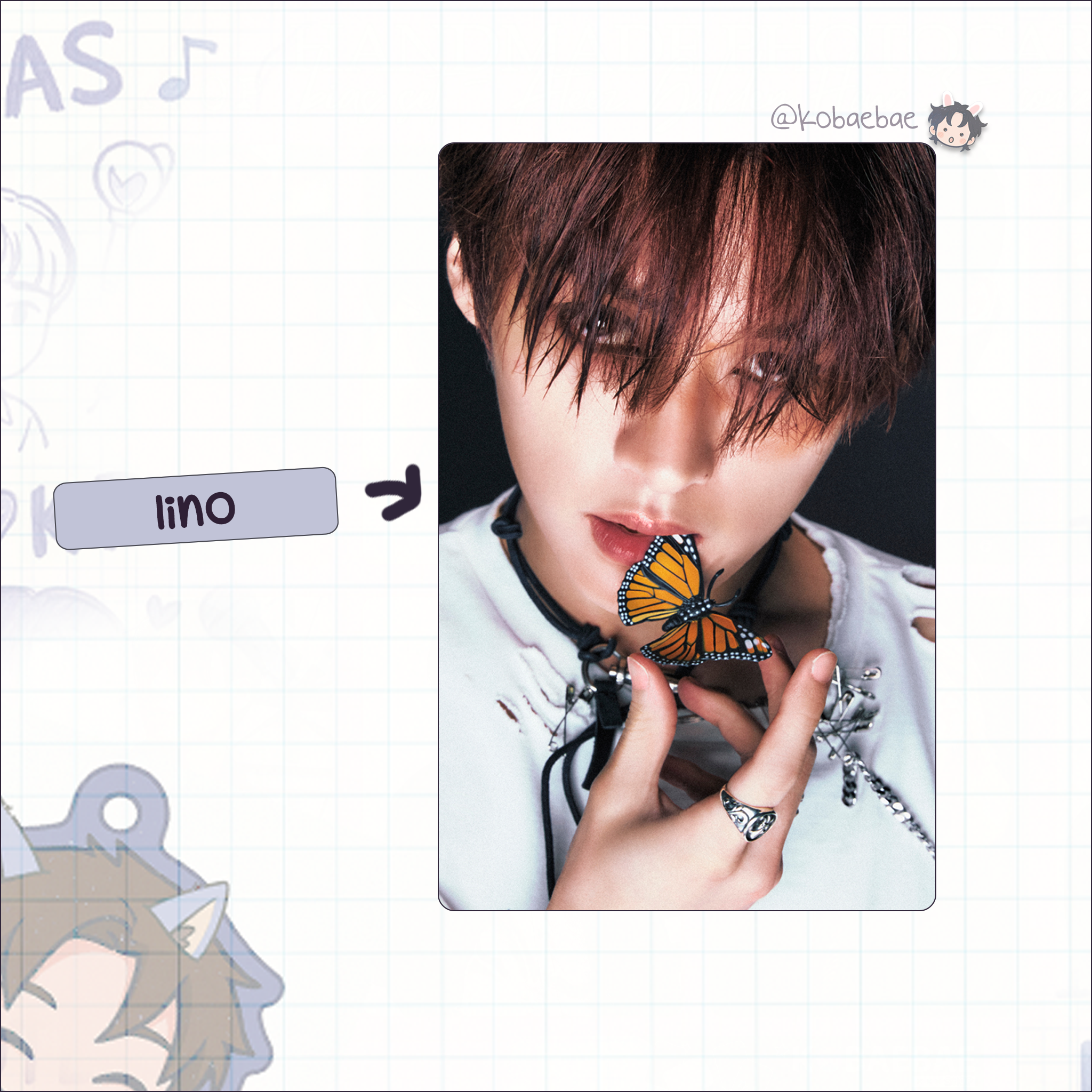 Skz - Rockstar Handmade photocards kpop inspired - Bias set 3