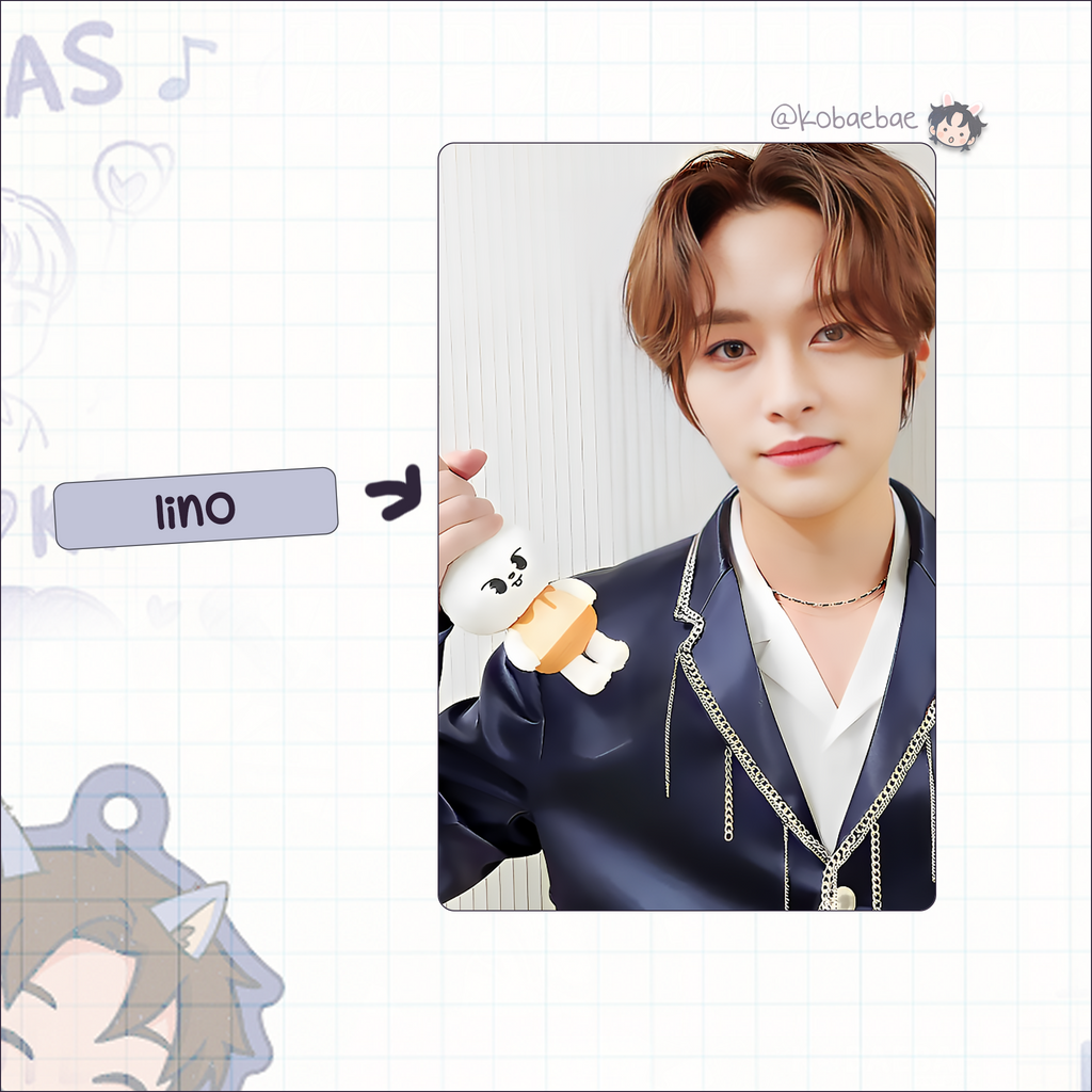 Skz - Handmade photocards kpop inspired - Selfie with Skzoo set 1