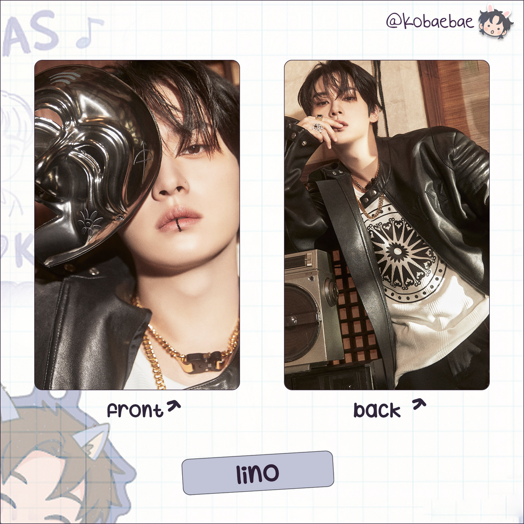 Skz - H.o.p Handmade photocards kpop inspired - Double side set 1