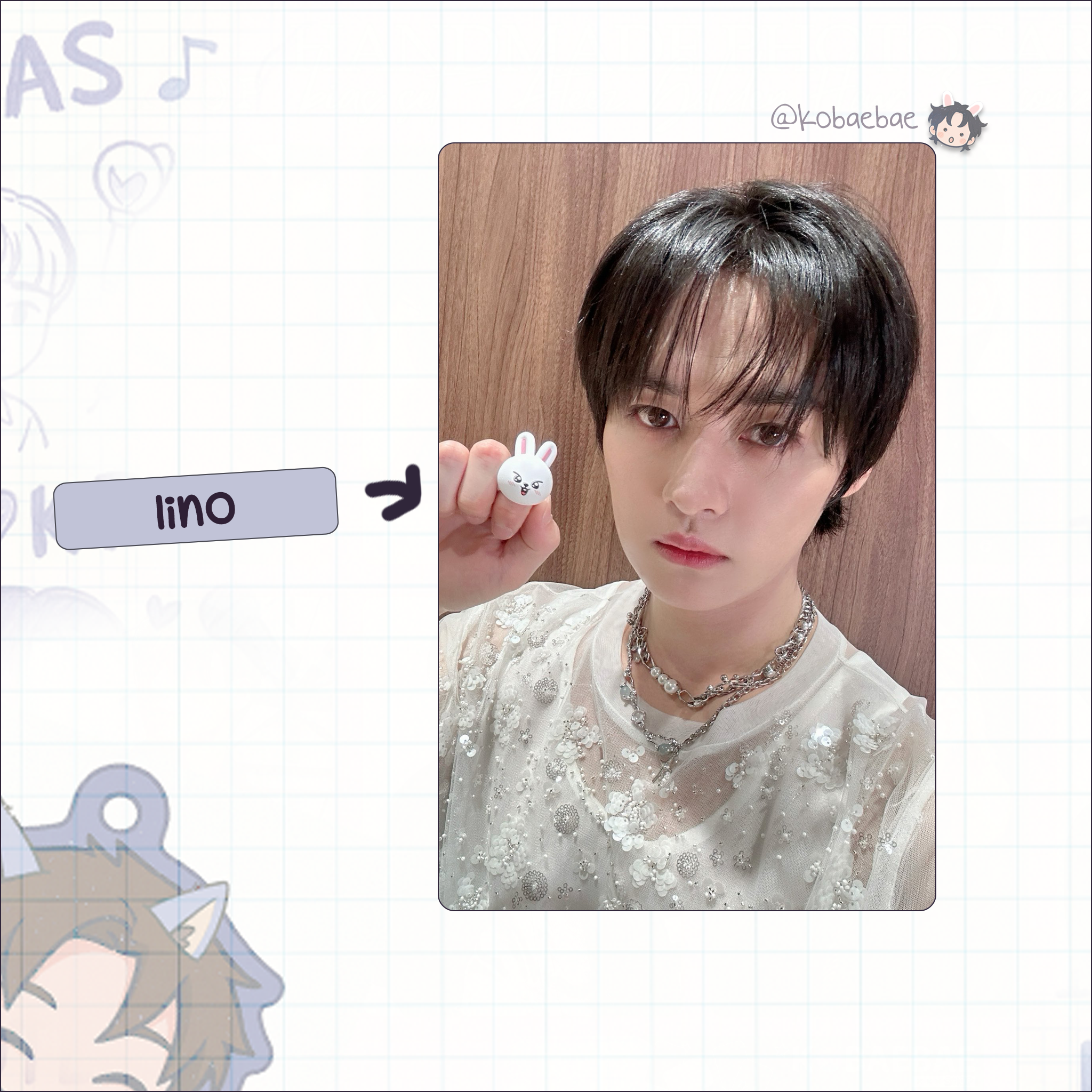 Skz - Handmade photocards kpop inspired - Skzoo Ring