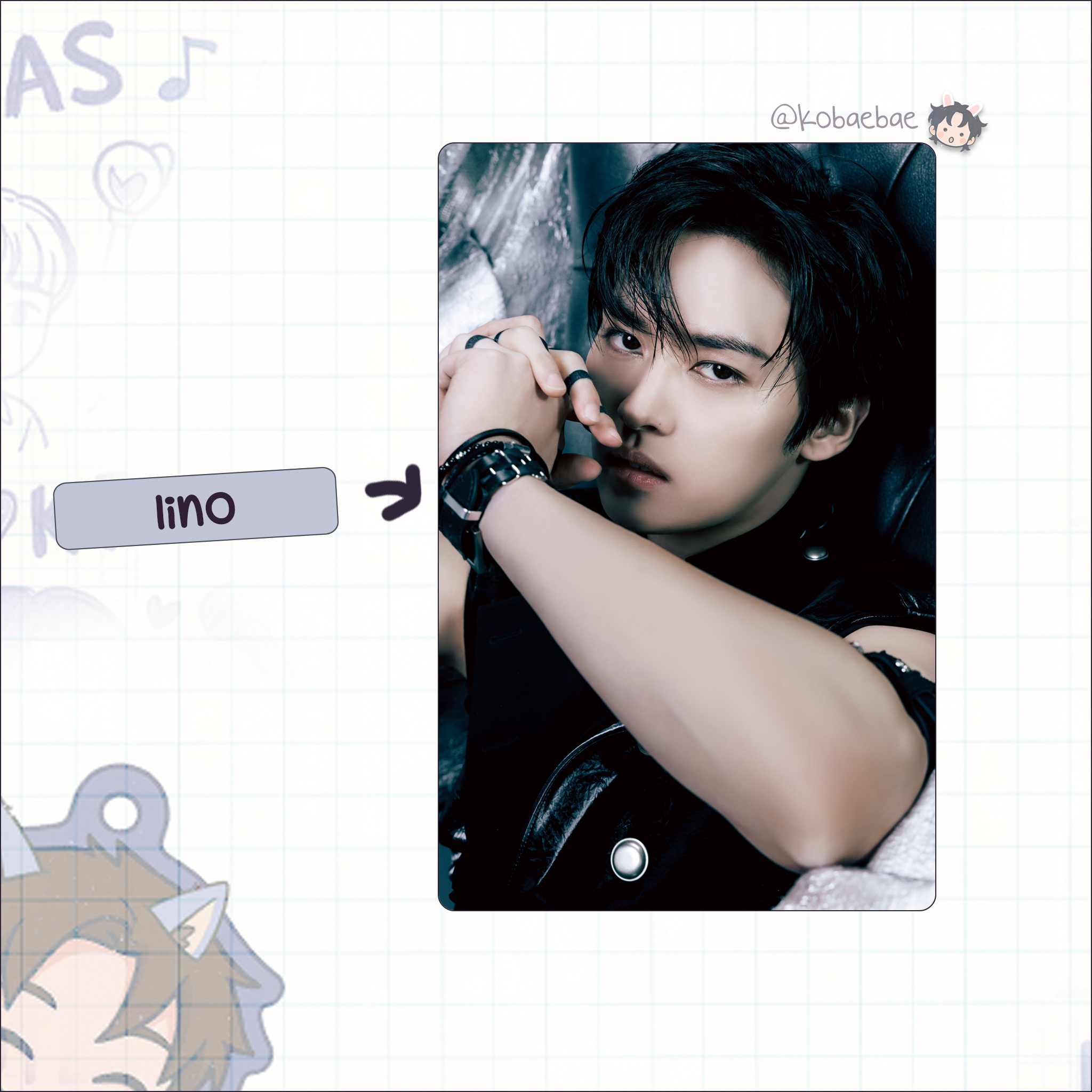 Skz - G.i.a.n.t. Handmade photocards kpop inspired - Main Solo