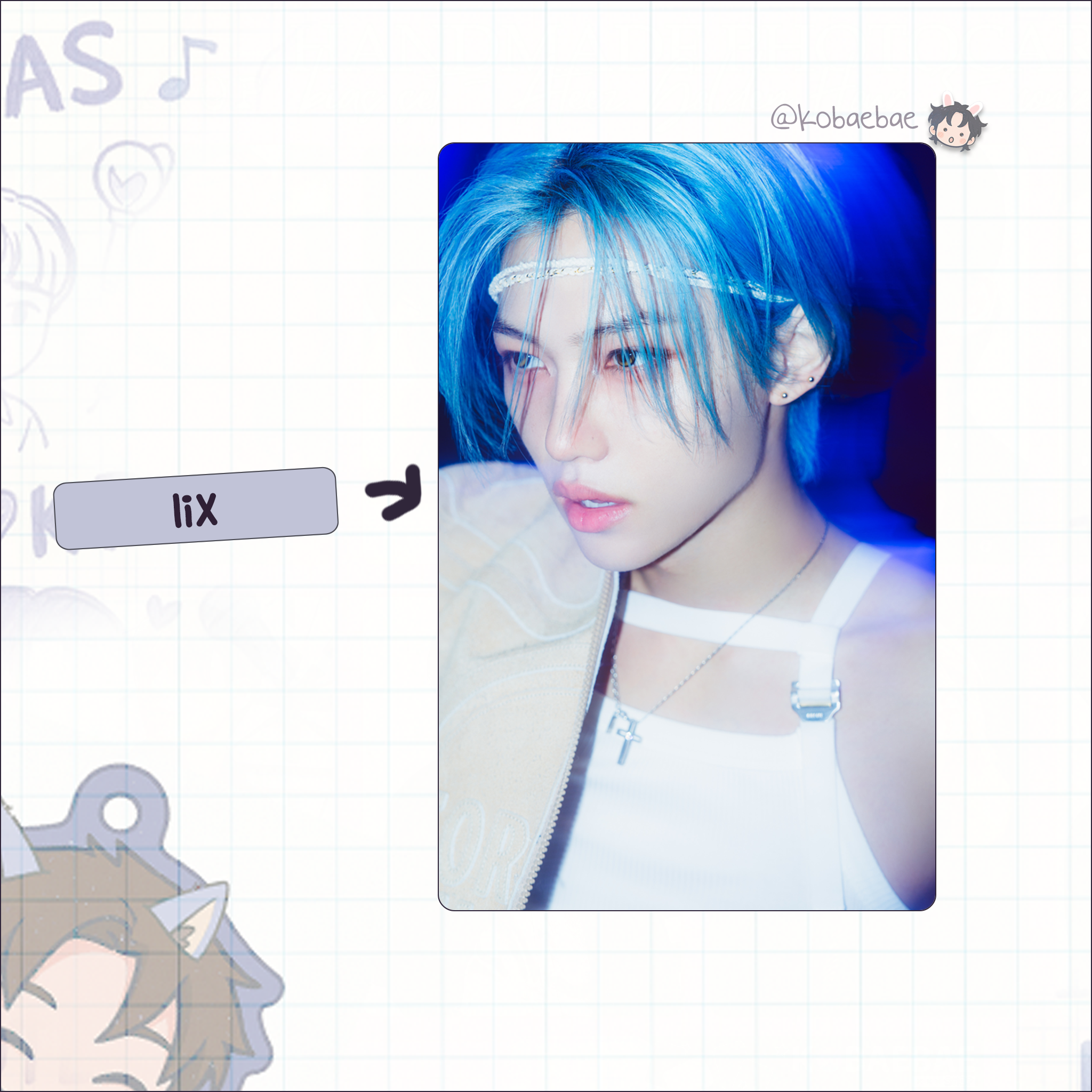 Skz - Rockstar Handmade photocards kpop inspired - Bias set 2