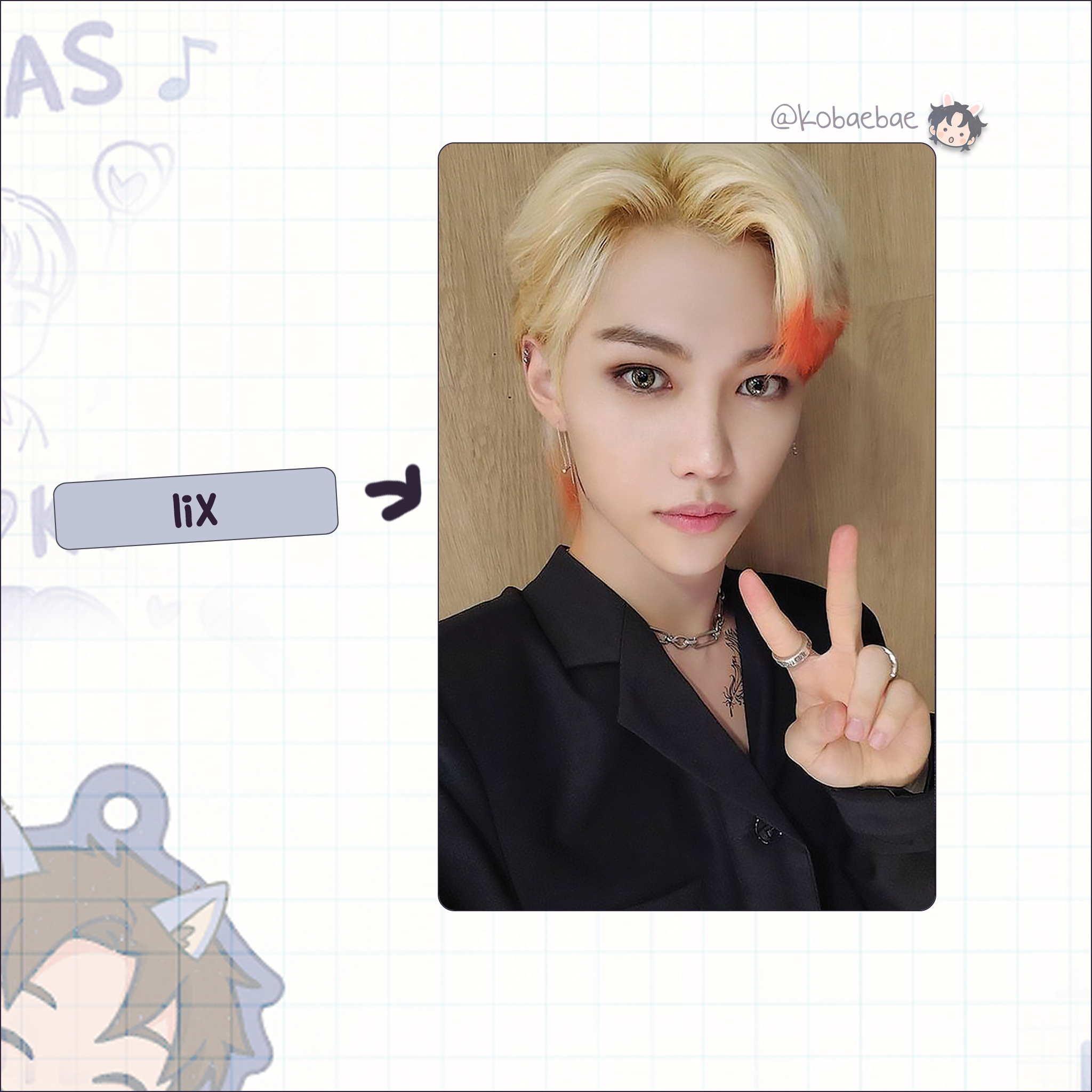 Skz - Handmade photocards kpop inspired - Set OT8 2