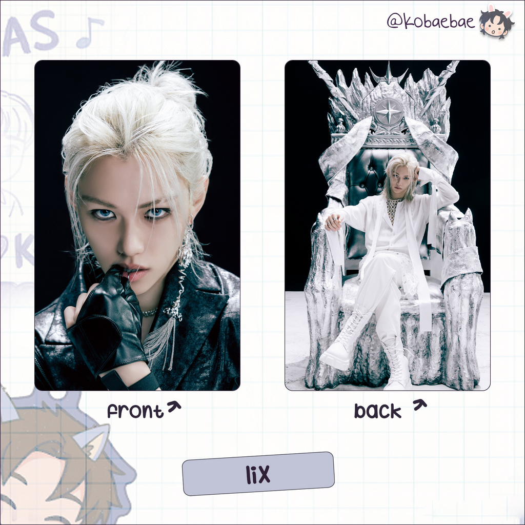 Skz - G.i.a.n.t. Handmade photocards kpop inspired - Double side set 1