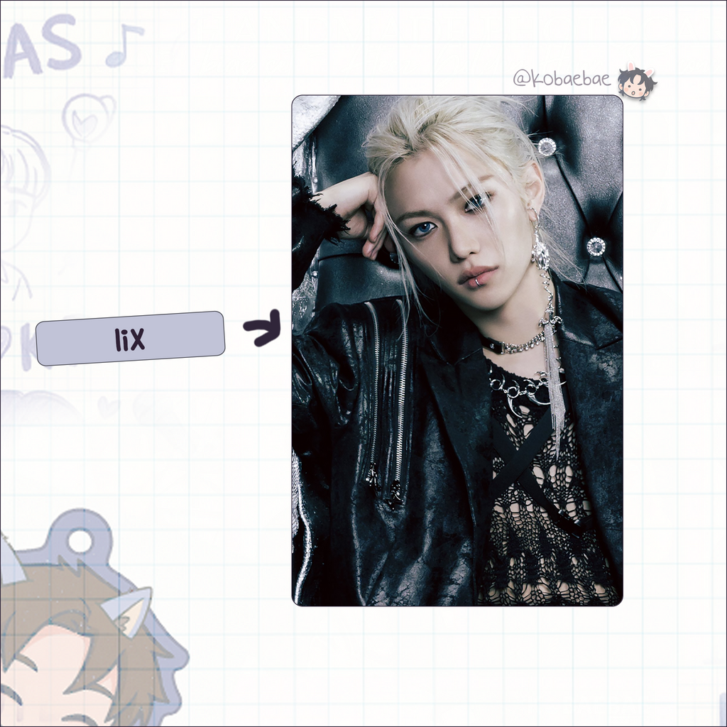 Skz - G.i.a.n.t. Handmade photocards kpop inspired - Main Solo