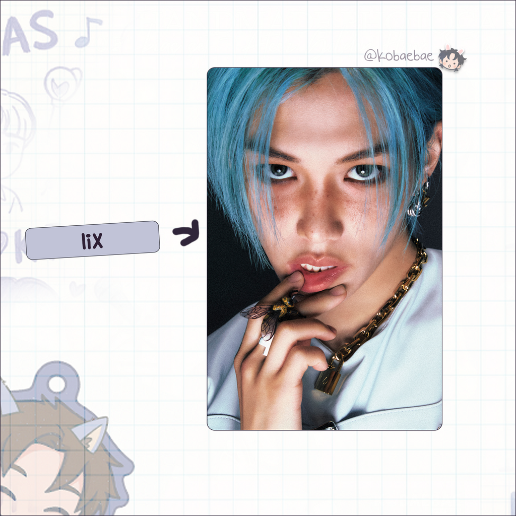 Skz - Rockstar Handmade photocards kpop inspired - Bias set 3