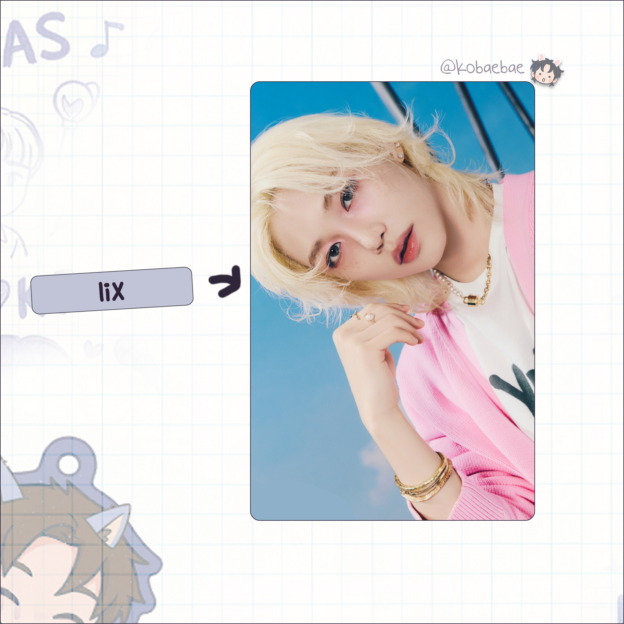 Skz (Stray Kids) - Dominate T. handmade photocards kpop inspired - Bias set