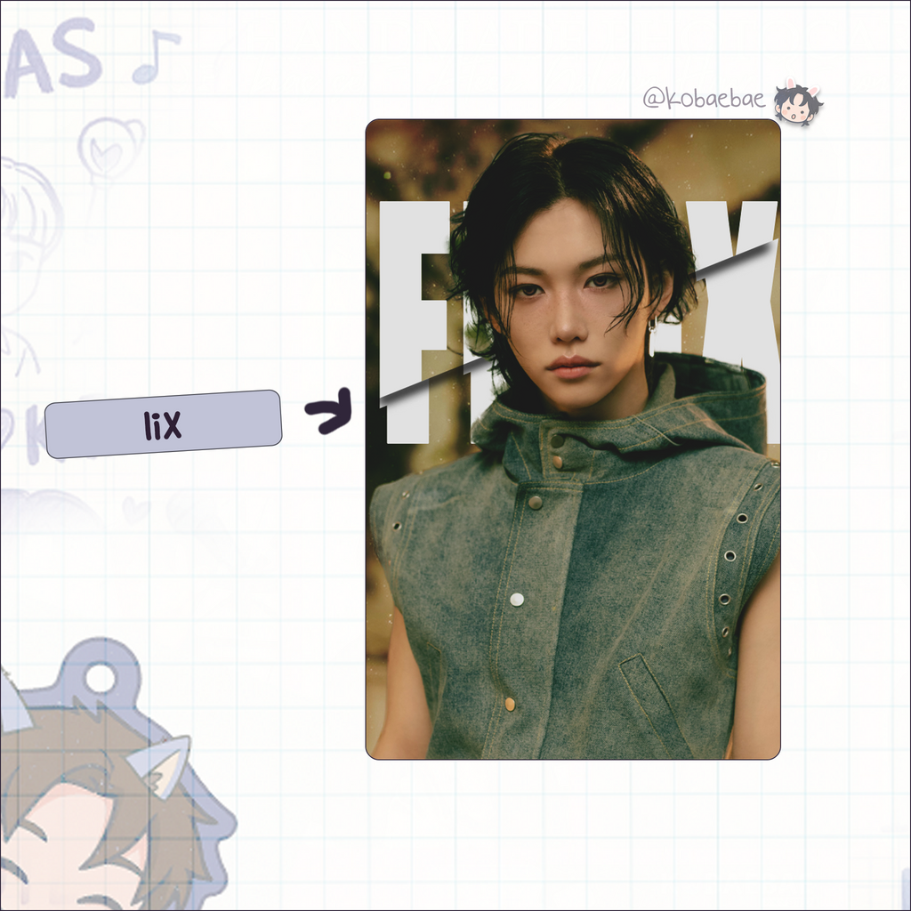 Skz - H.o.l.l.o.w. Handmade photocards kpop inspired - Bias set 1