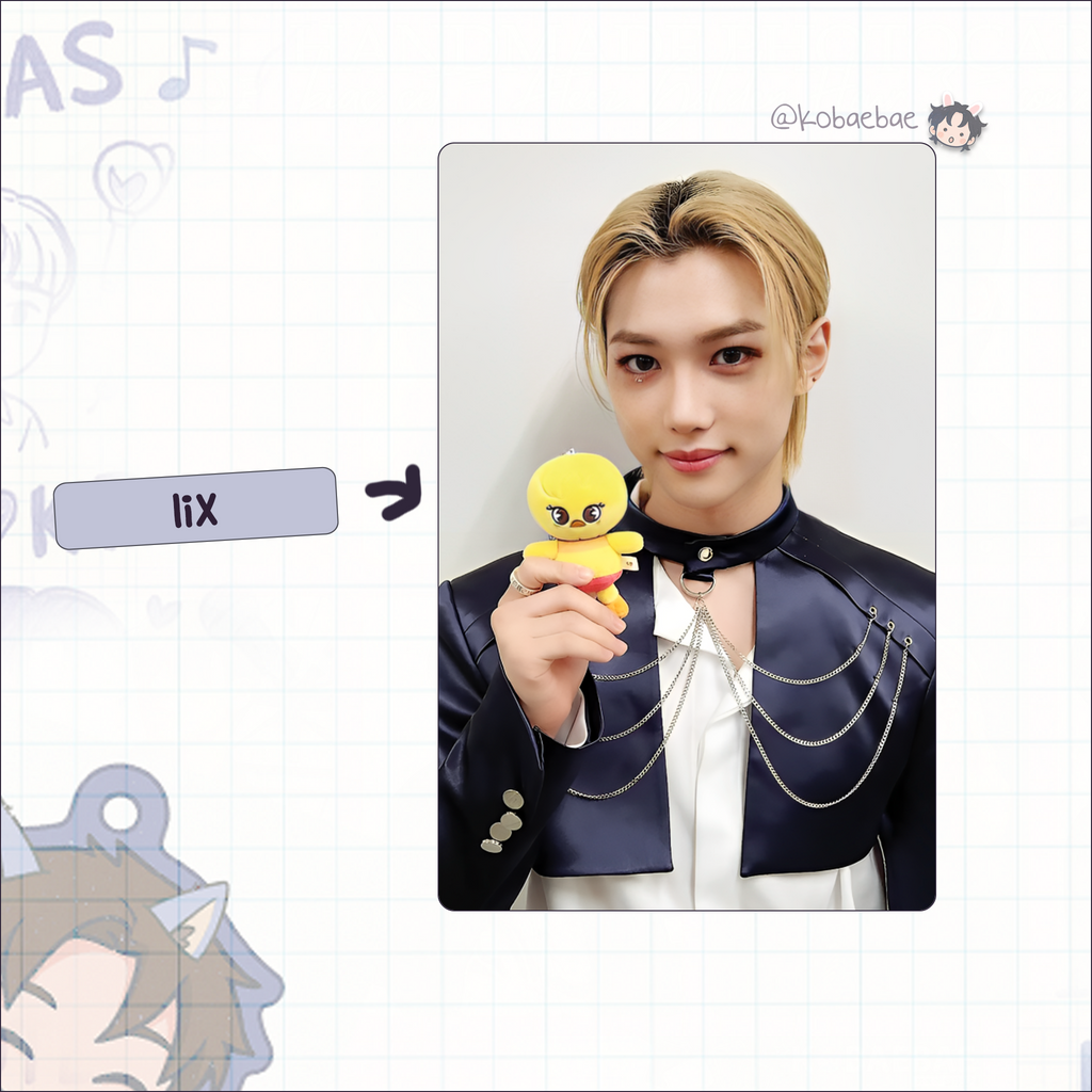 Skz - Handmade photocards kpop inspired - Selfie with Skzoo set 1
