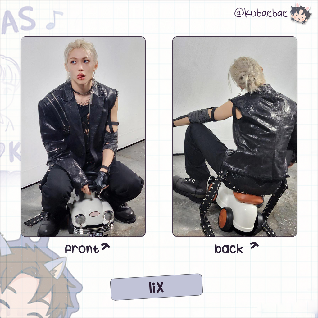 Atz - Step Out Handmade photocards kpop inspired - Double side set 2