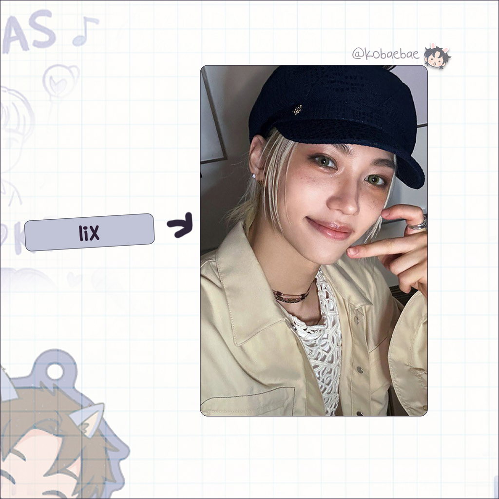 Skz - Handmade photocards kpop inspired - M.elon set 2