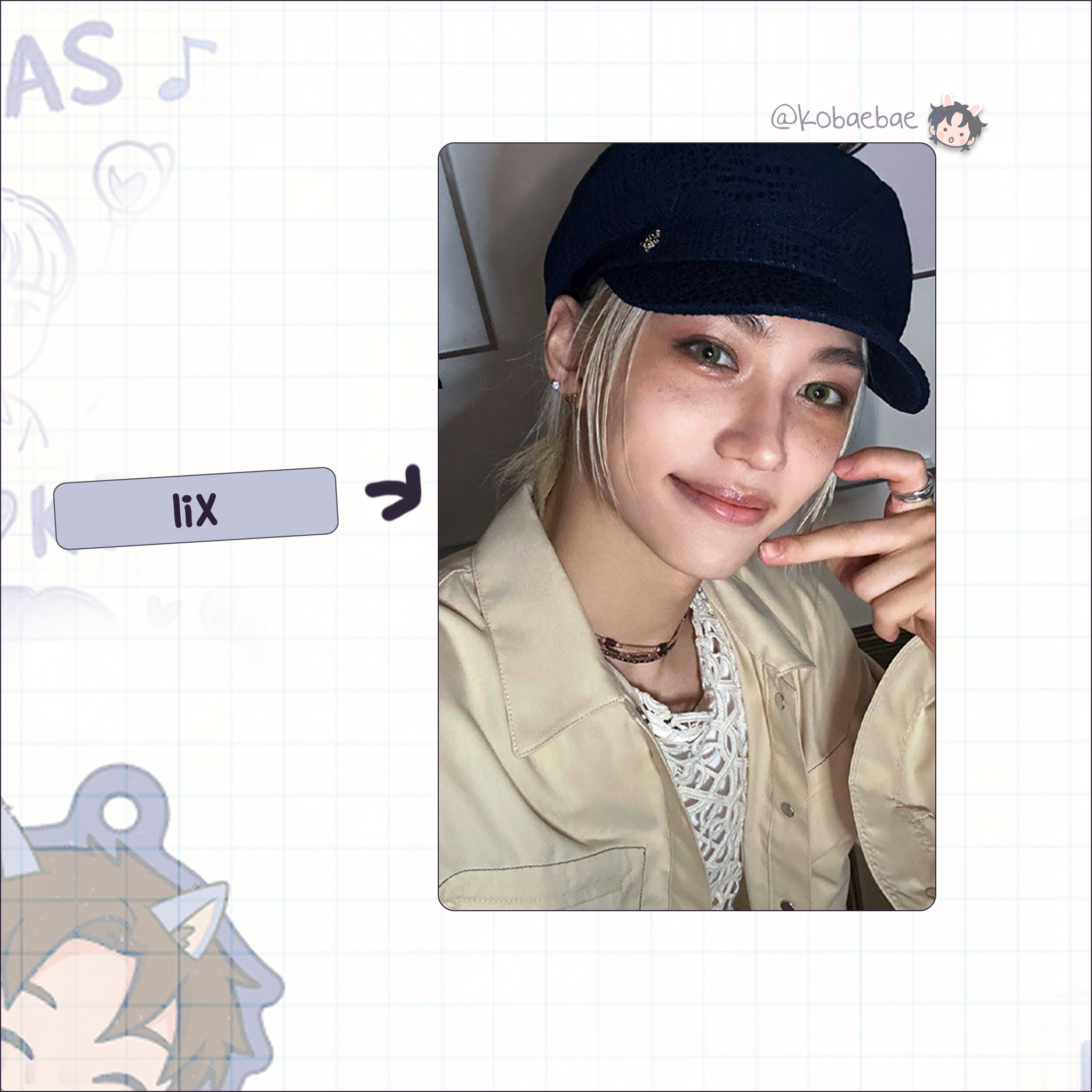 Skz - Handmade photocards kpop inspired - M.elon set 2
