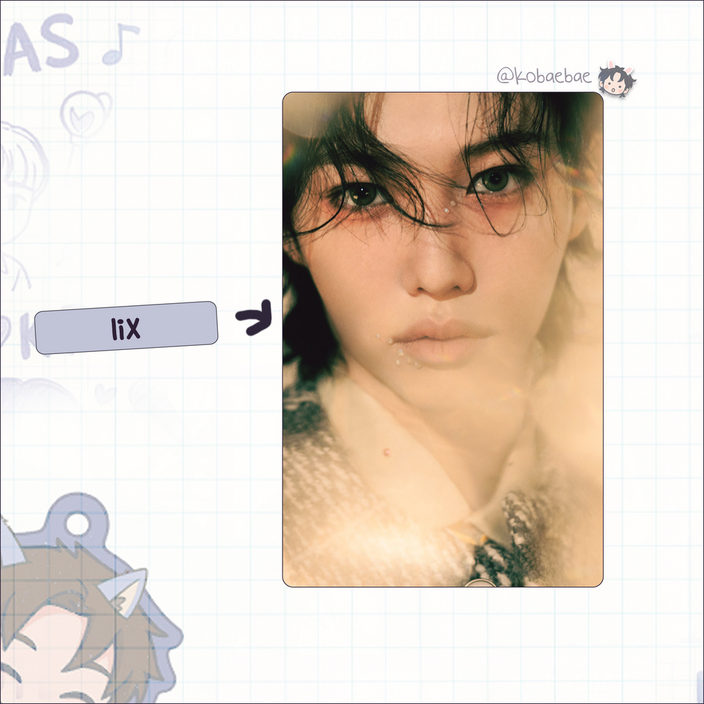 Skz - H.o.l.l.o.w. Handmade photocards kpop inspired - Bias set 2