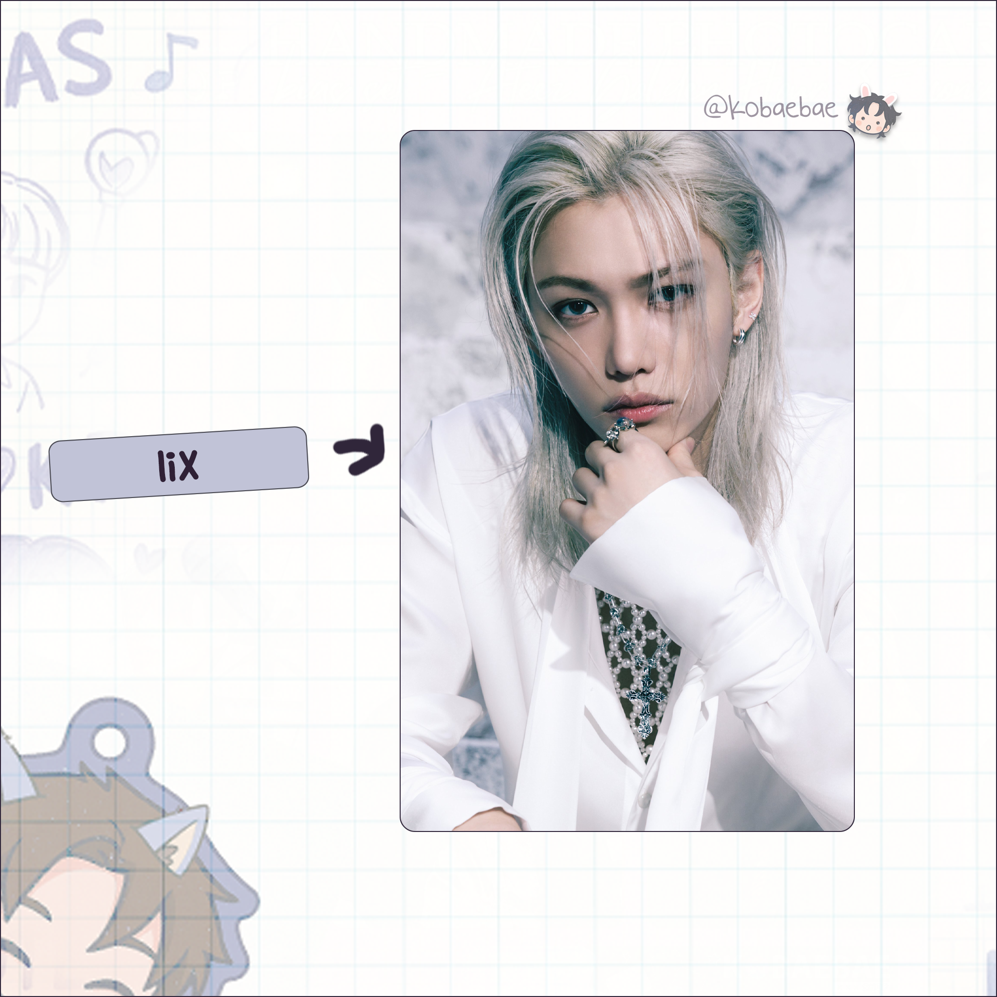 Skz - G.i.a.n.t. Handmade photocards kpop inspired - Sub Solo