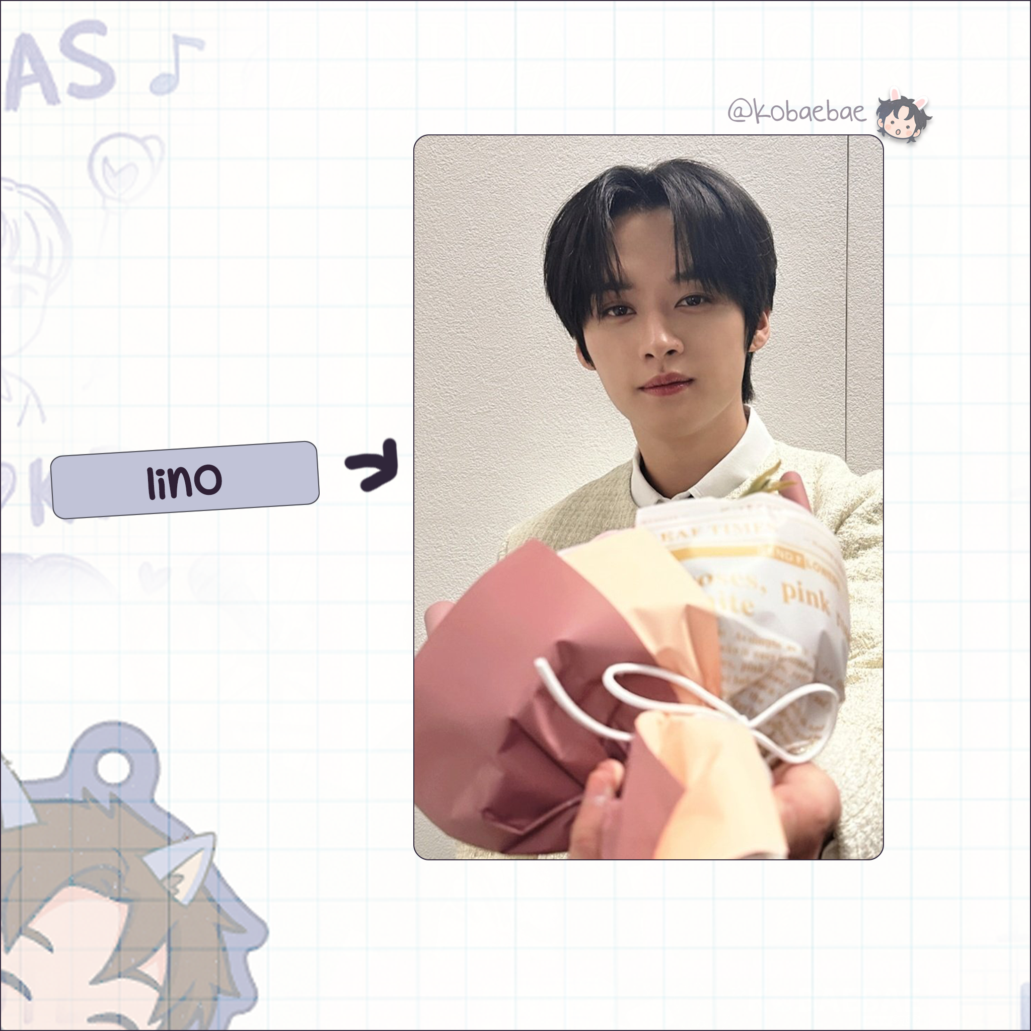 Skz - White Day set  handmade photocards kpop inspired - Holo set 1