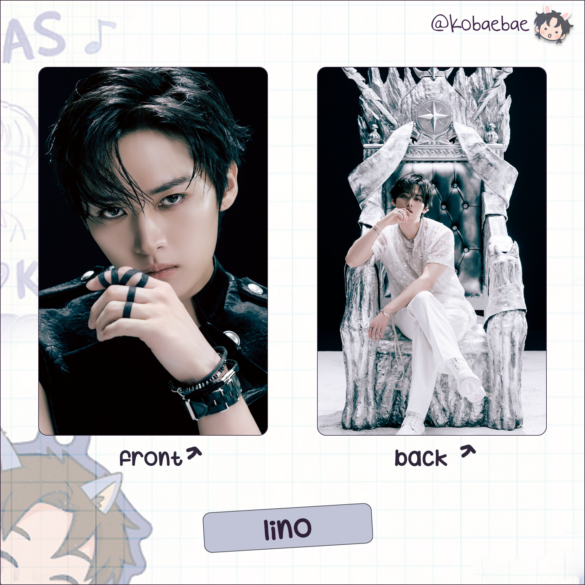 Skz - G.i.a.n.t. Handmade photocards kpop inspired - Double side set 1