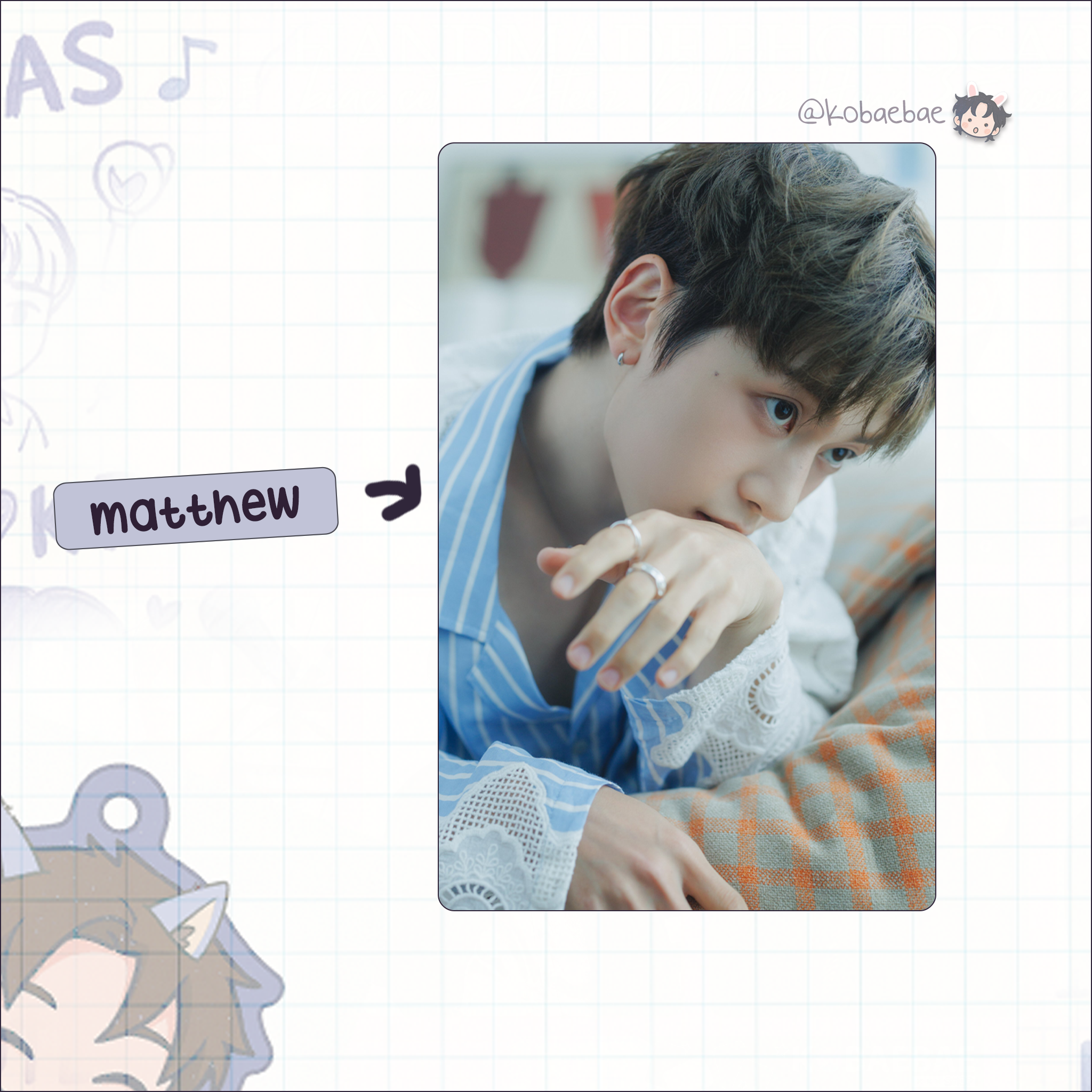 Zb1 - Cinema Parad. Handmade photocards kpop inspired - Romance vers. ot9