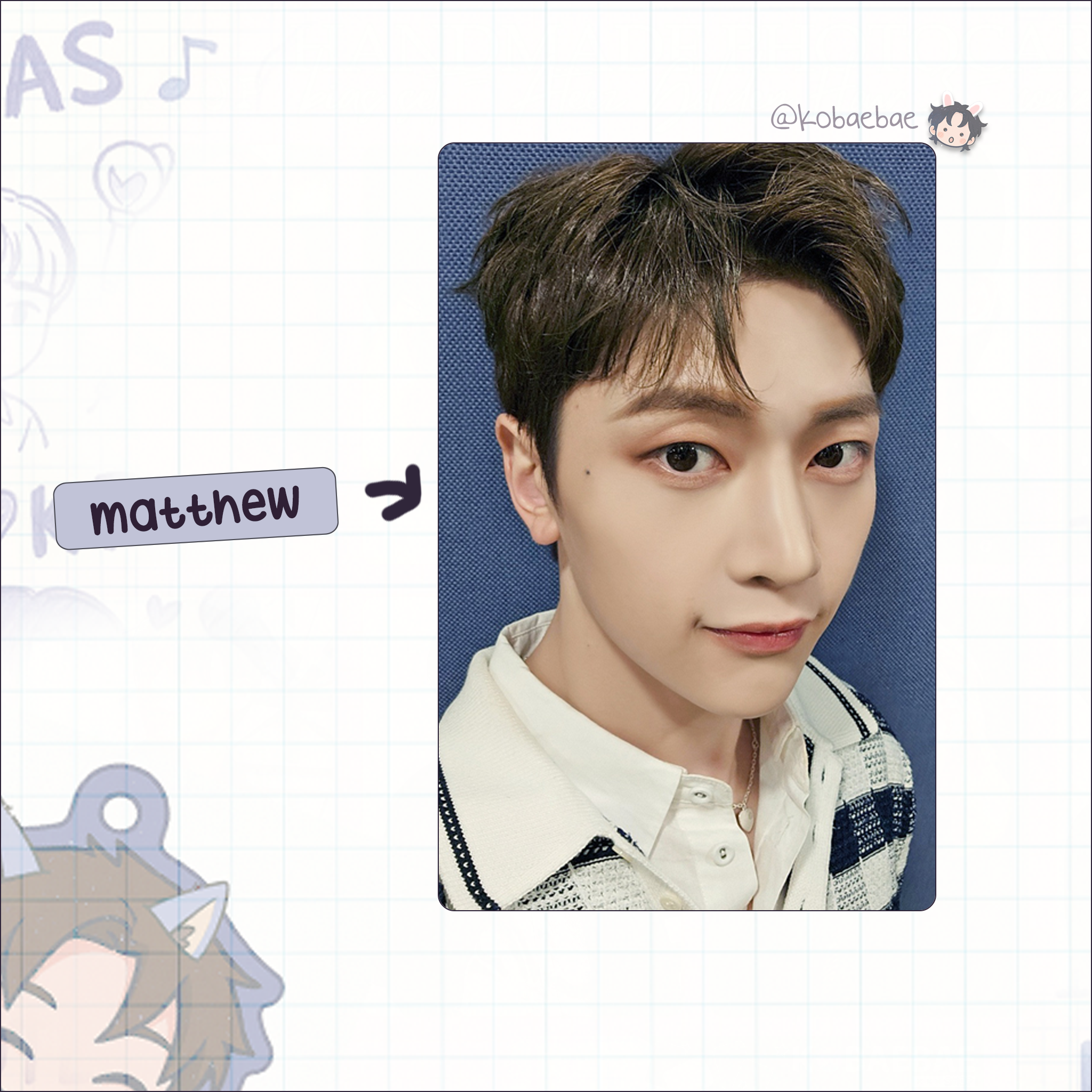 Zb1 - Weibo Handmade photocards kpop inspired - Bias set ot9