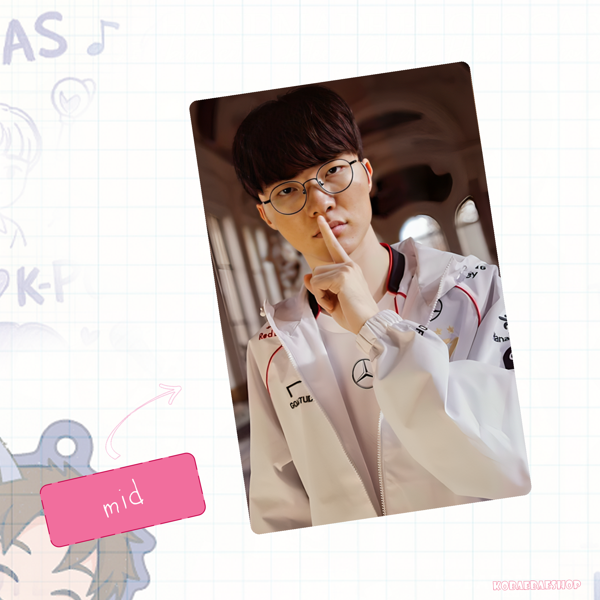 ProPlayer - Team Esports 25 handmade photocards kpop inspired - Set 3