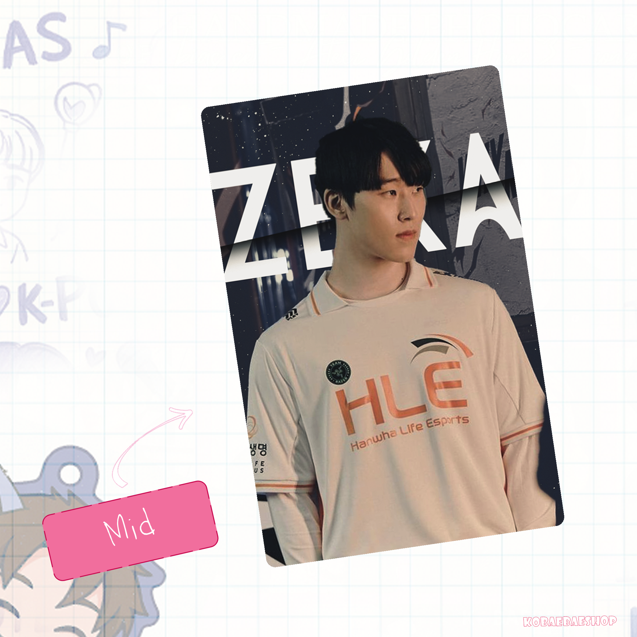 ProPlayer - Team Esports 24 handmade photocards kpop inspired - Set 1