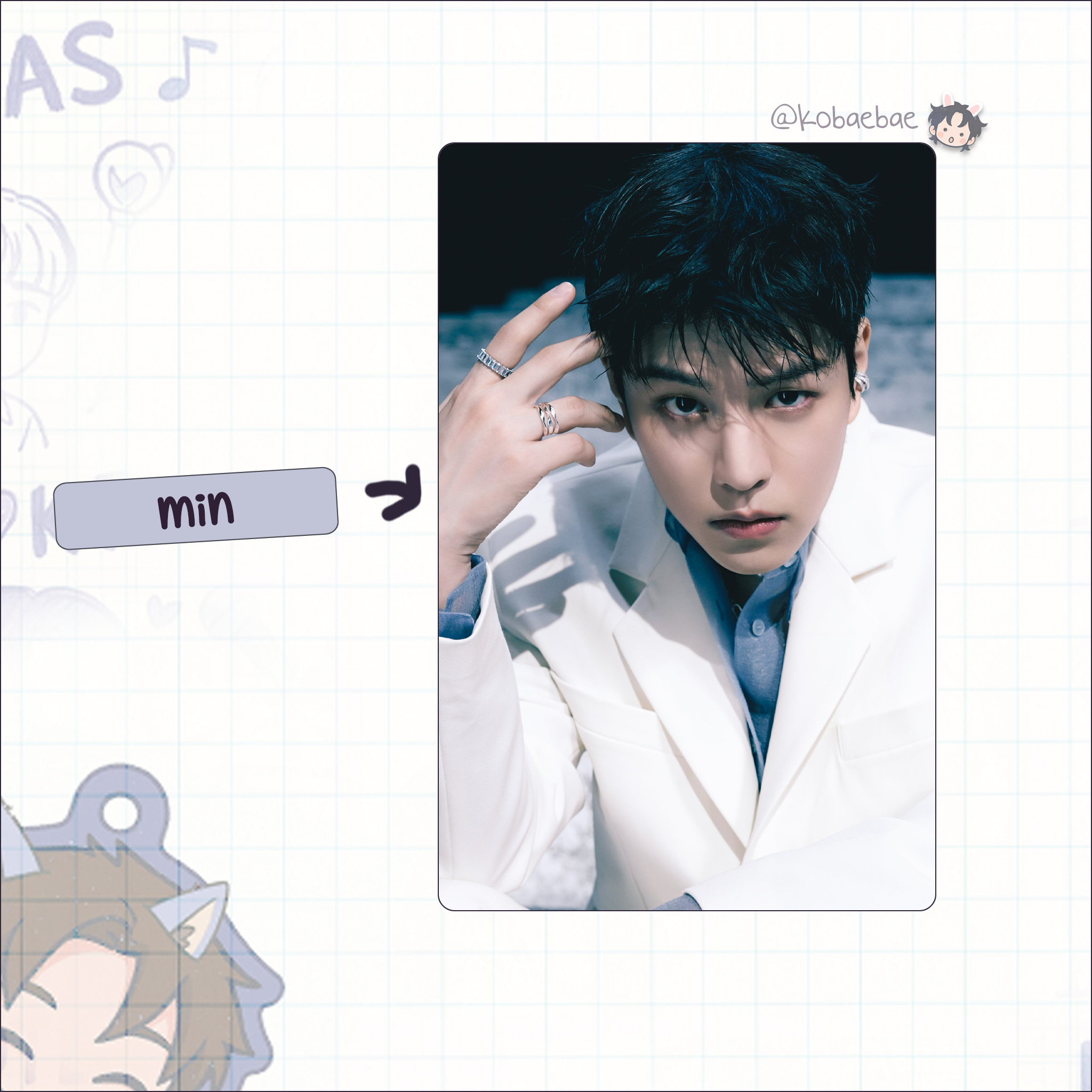 Skz - G.i.a.n.t. Handmade photocards kpop inspired - Sub Solo