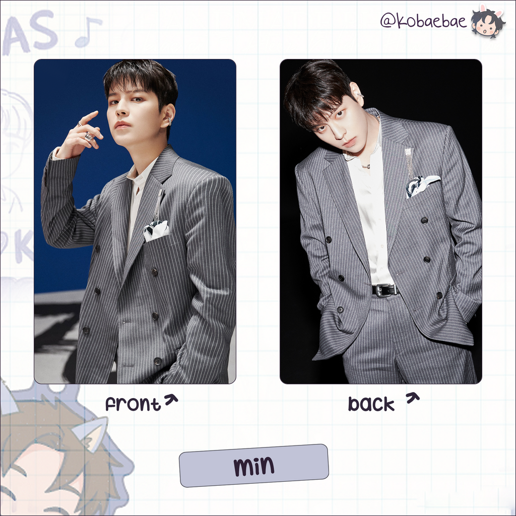 Skz - H.o.p Handmade photocards kpop inspired - Double side set 2