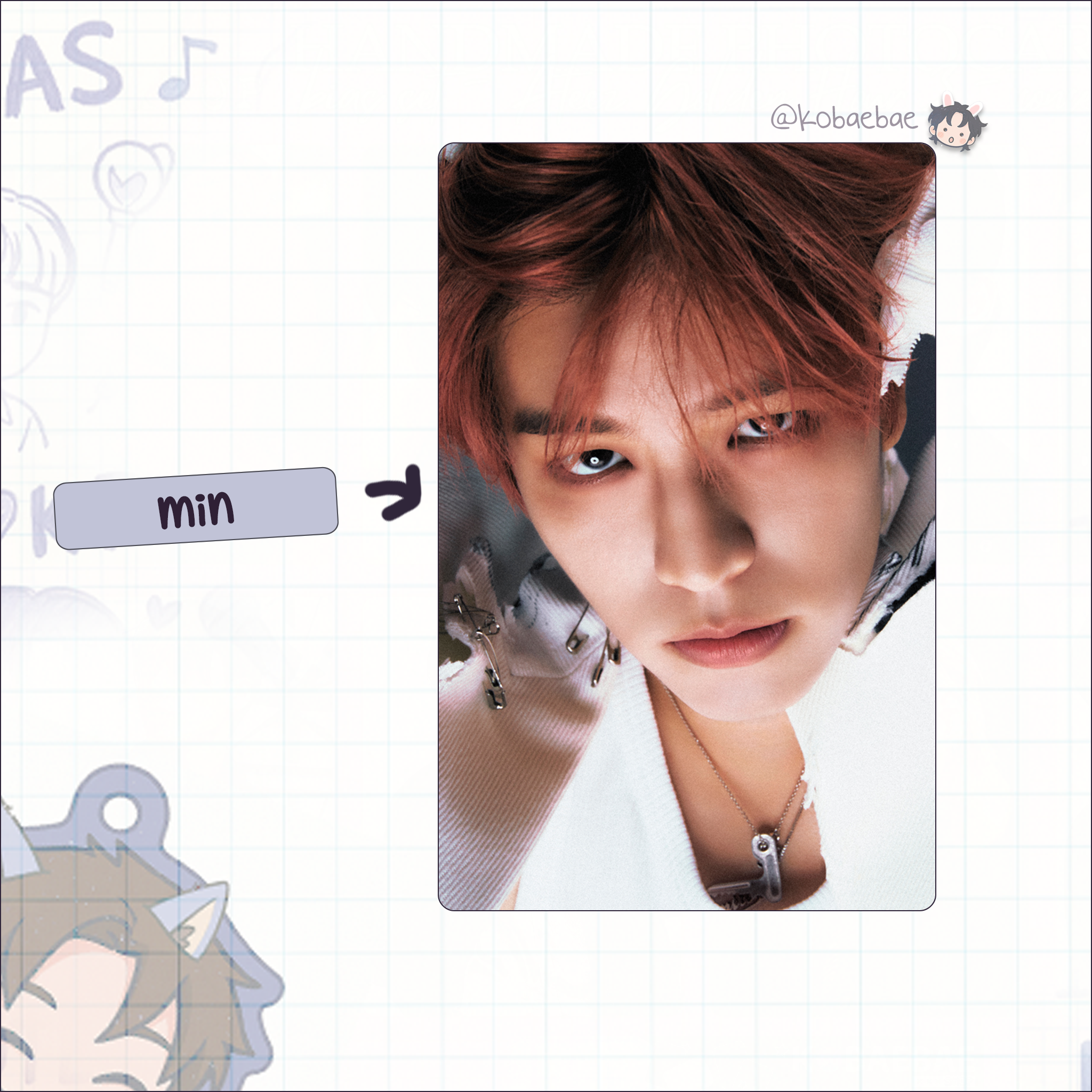 Skz - Rockstar Handmade photocards kpop inspired - Bias set 3