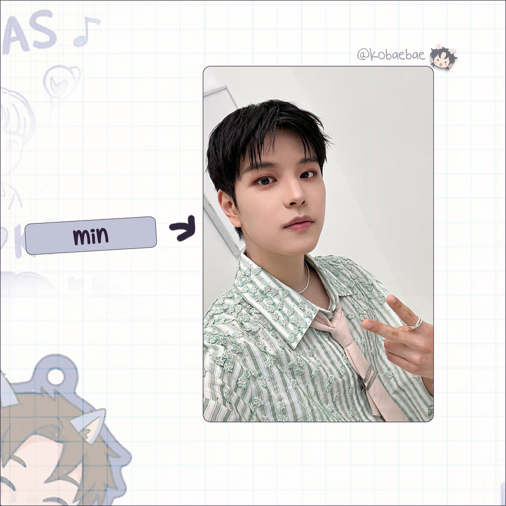Skz - Handmade photocards kpop inspired - M.elon set 2