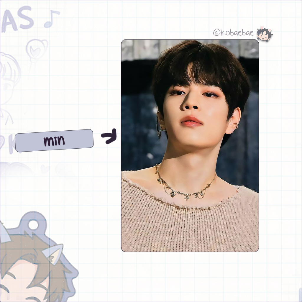 Skz - Handmade photocards kpop inspired - Holo set broken glass 1