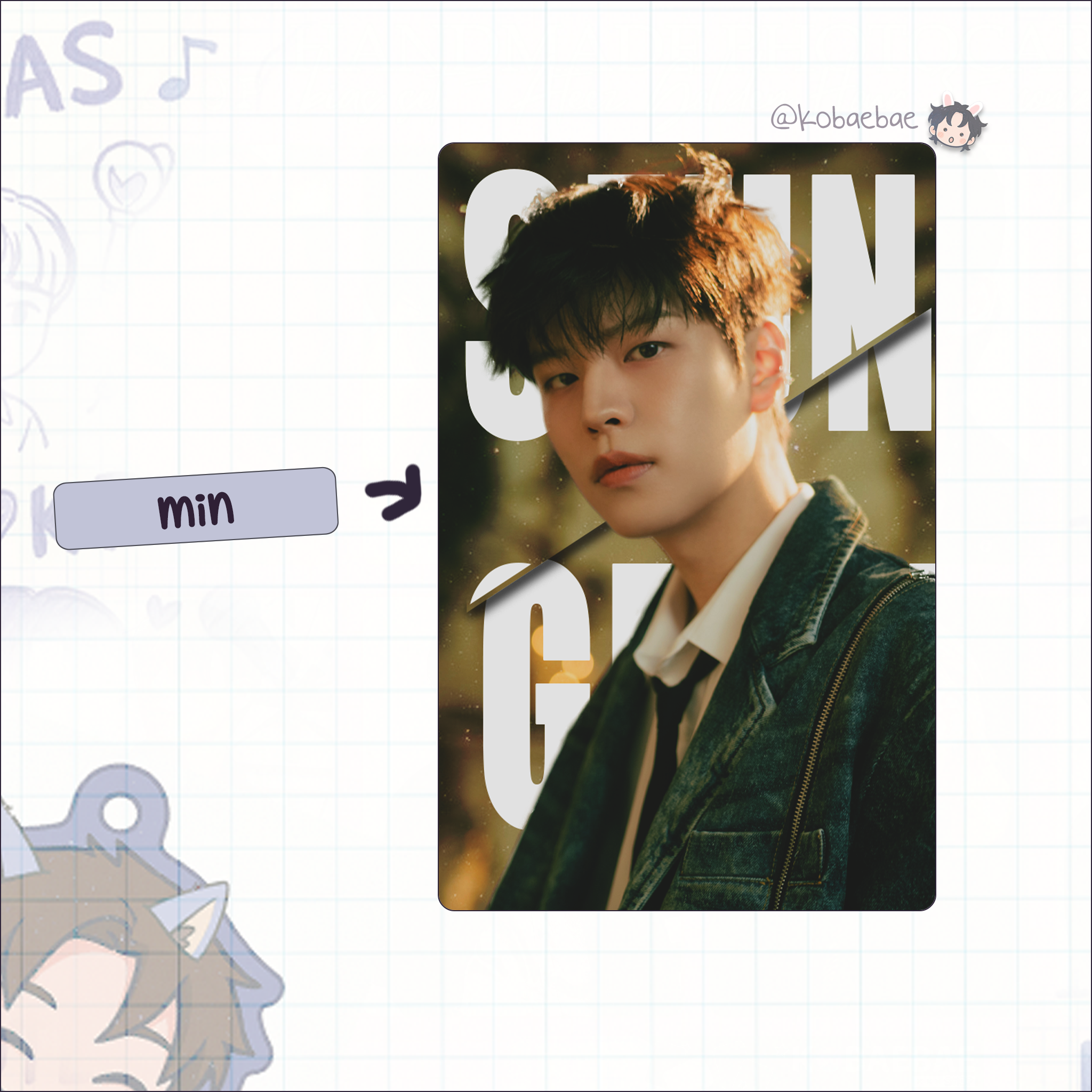 Skz - H.o.l.l.o.w. Handmade photocards kpop inspired - Bias set 1