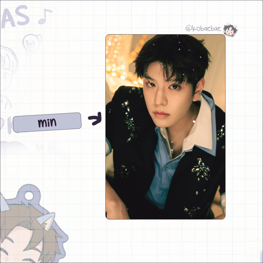 Skz - H.o.l.l.o.w. Handmade photocards kpop inspired - Bias set 2