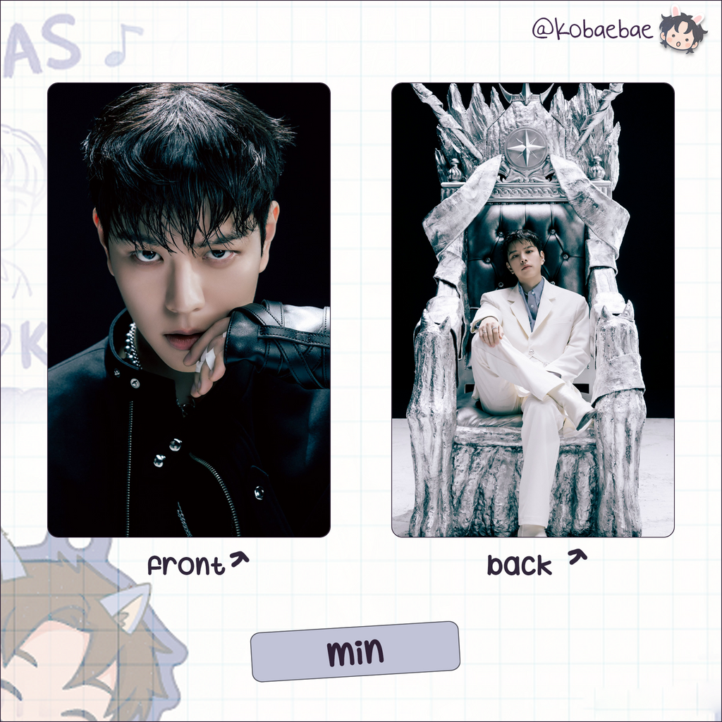 Skz - G.i.a.n.t. Handmade photocards kpop inspired - Double side set 1