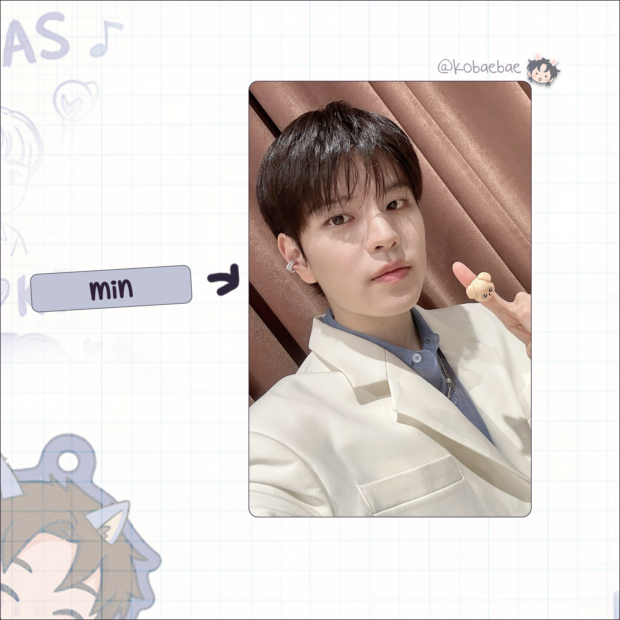 Skz - Handmade photocards kpop inspired - Skzoo Ring