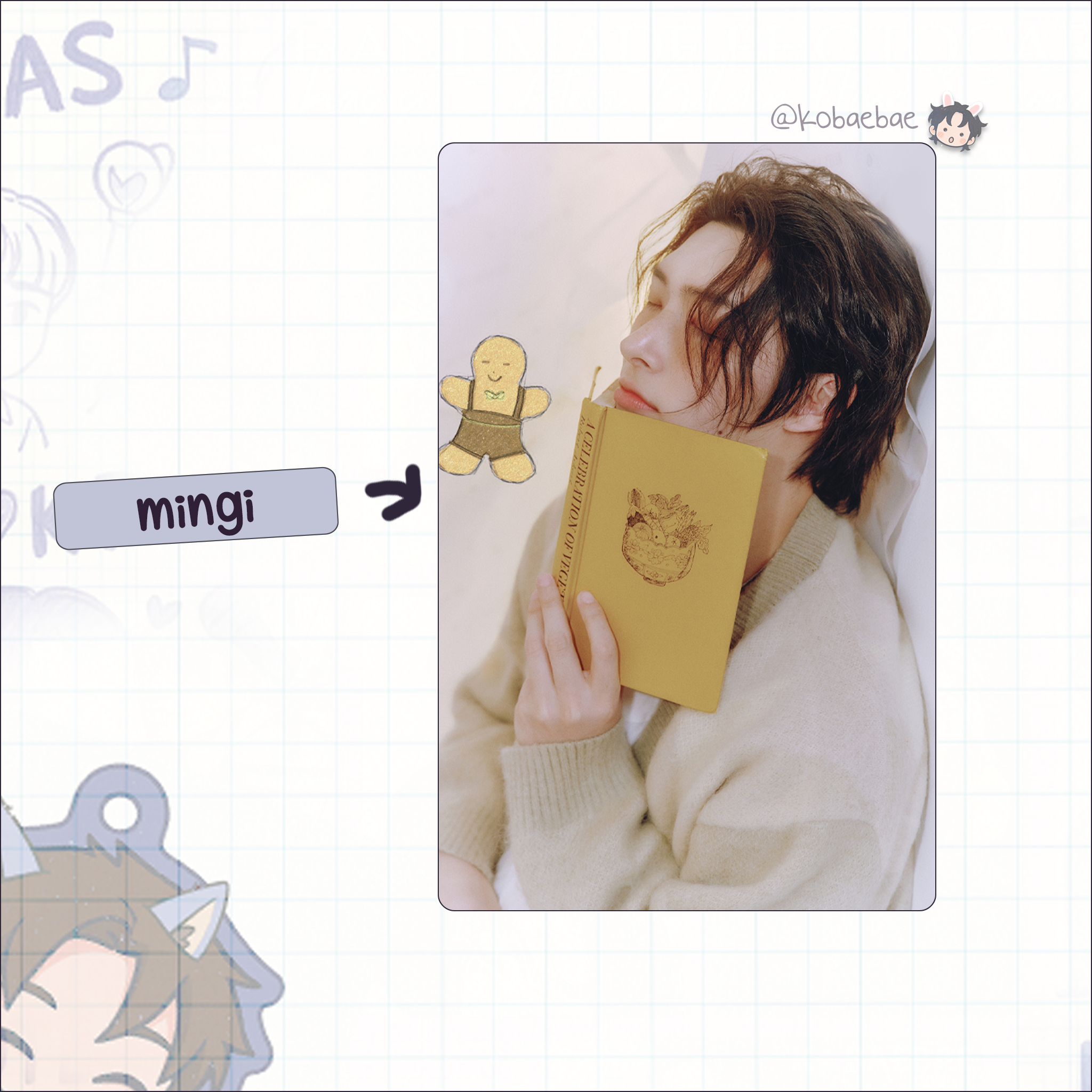 Ateez (Atz) - Party Shop -  Handmade photocards kpop inspired - Bias set