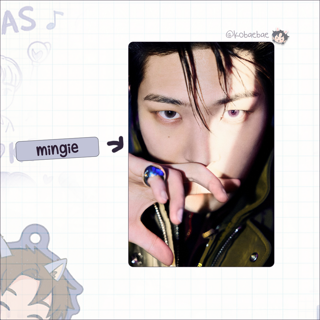 Atz - Daze. Handmade photocards kpop inspired - Bias set