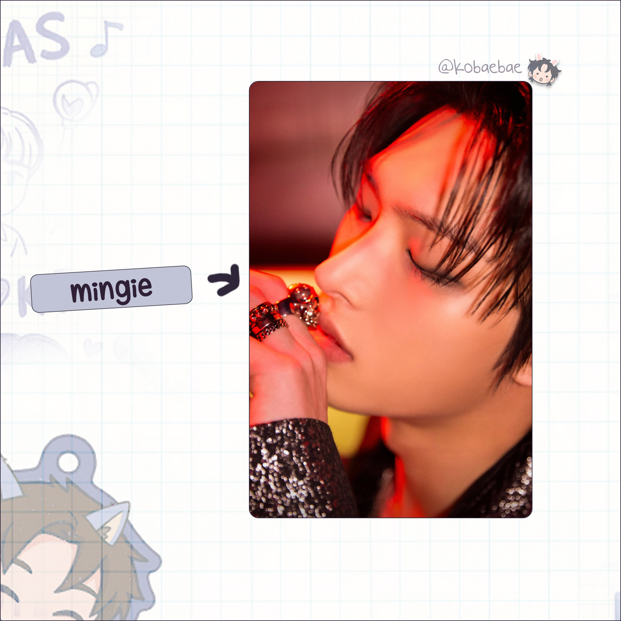 Atz - In your fantasy -  Handmade photocards kpop inspired - Bias set 2